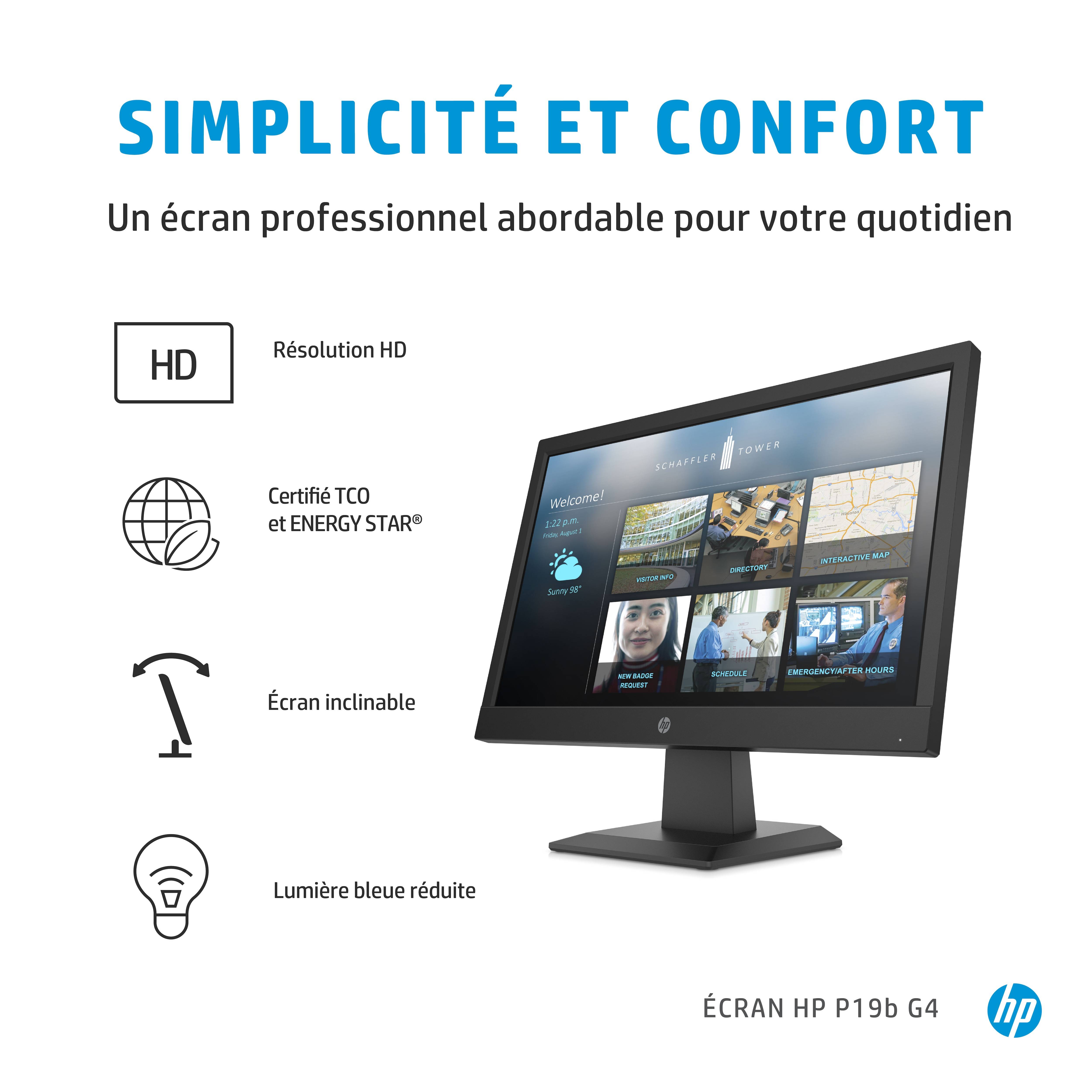 Rca Informatique - image du produit : HP P19B G4 WXGA MONITOR IN