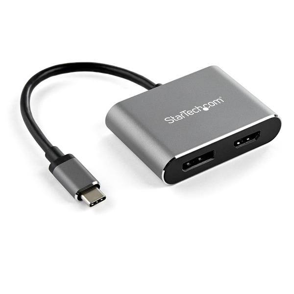 Rca Informatique - Image du produit : USB C MULTIPORT VIDEO ADAPTER HDMI OR DISPLAYPORT HDR 4K 60