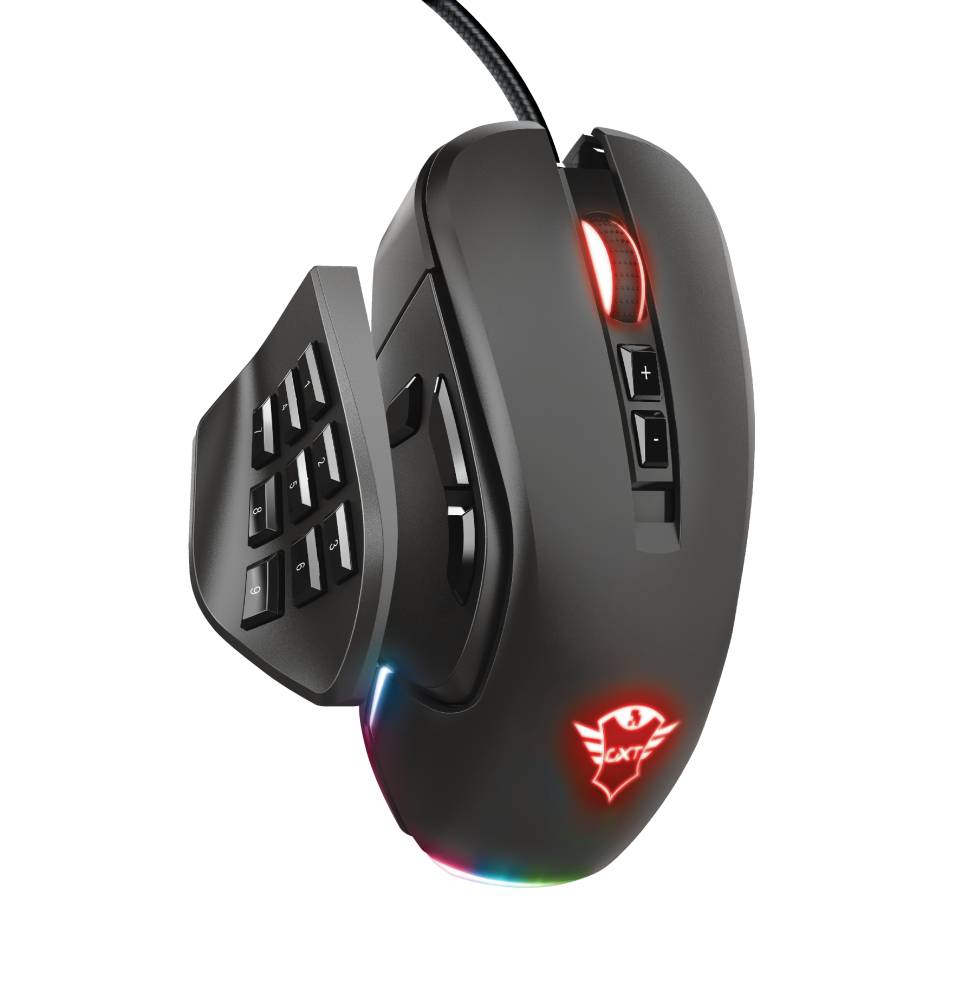 Rca Informatique - image du produit : CUSTOMIZABLE MORFIX WIRED GAMING MOUSE GXT970 BQ 30