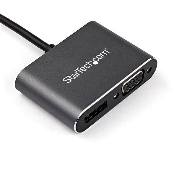 Rca Informatique - image du produit : USB C MULTIPORT VIDEO ADAPTER VGA OR DISPLAYPORT HDR 4K 60