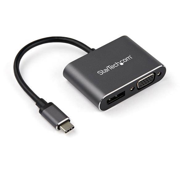 Rca Informatique - Image du produit : USB C MULTIPORT VIDEO ADAPTER VGA OR DISPLAYPORT HDR 4K 60