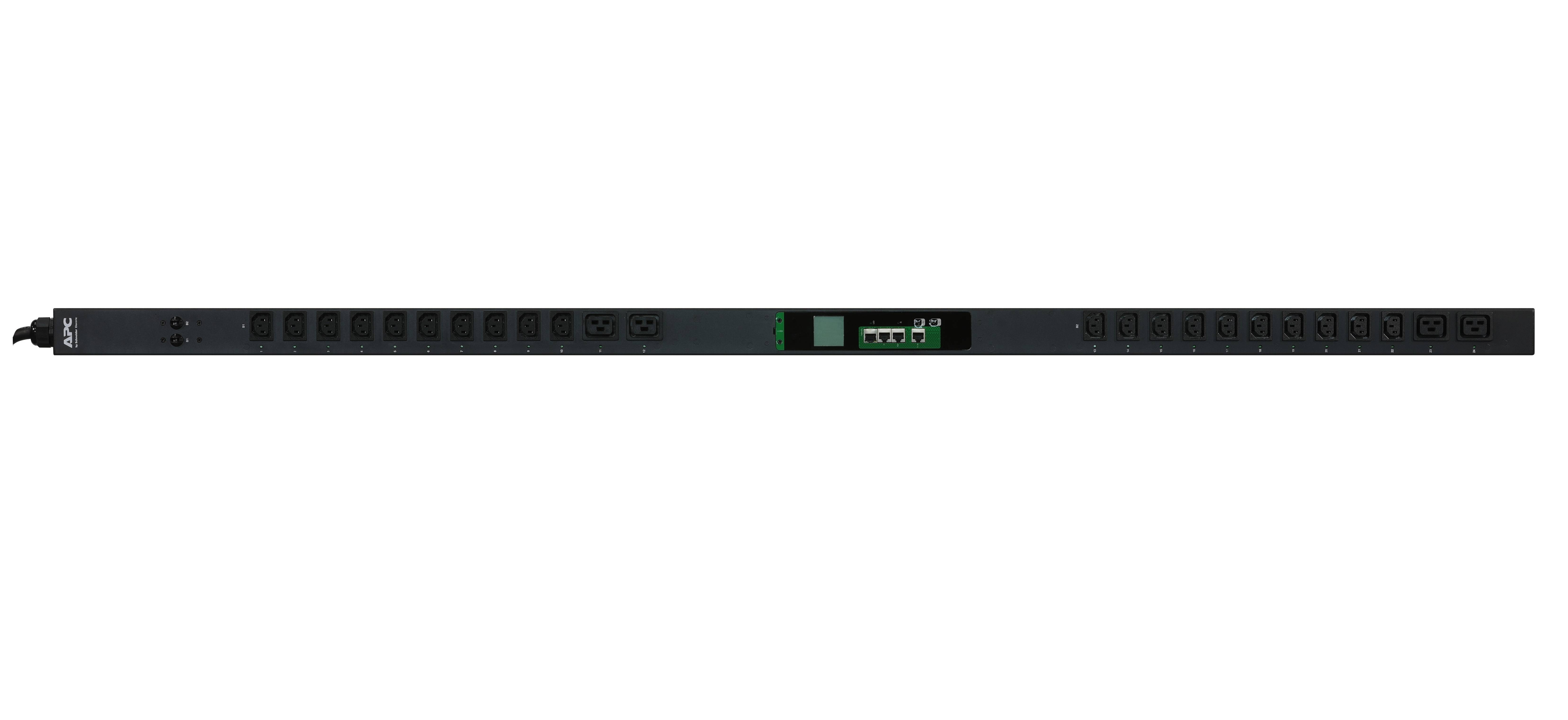 Rca Informatique - image du produit : EASY PDU SWITCHED ZERO U 32A 230V (20)C13 N (4)C19: IEC309