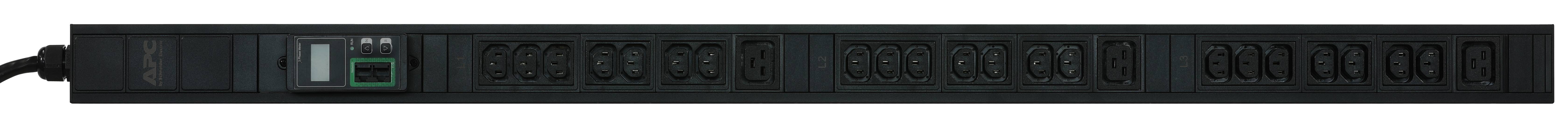 Rca Informatique - image du produit : EASY PDU METERED ZERO U 22 KW 230V (18) C13 N (6) C19: IEC309