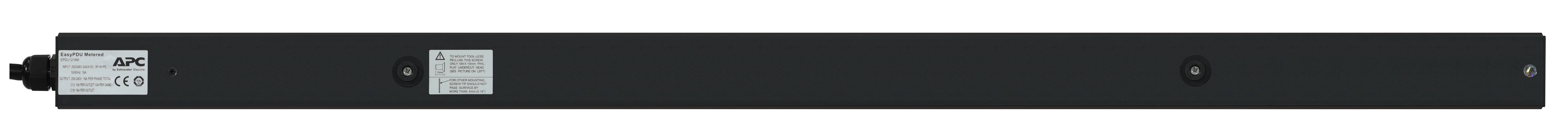 Rca Informatique - image du produit : EASY PDU METERED ZERO U 22 KW 230V (18) C13 N (6) C19: IEC309