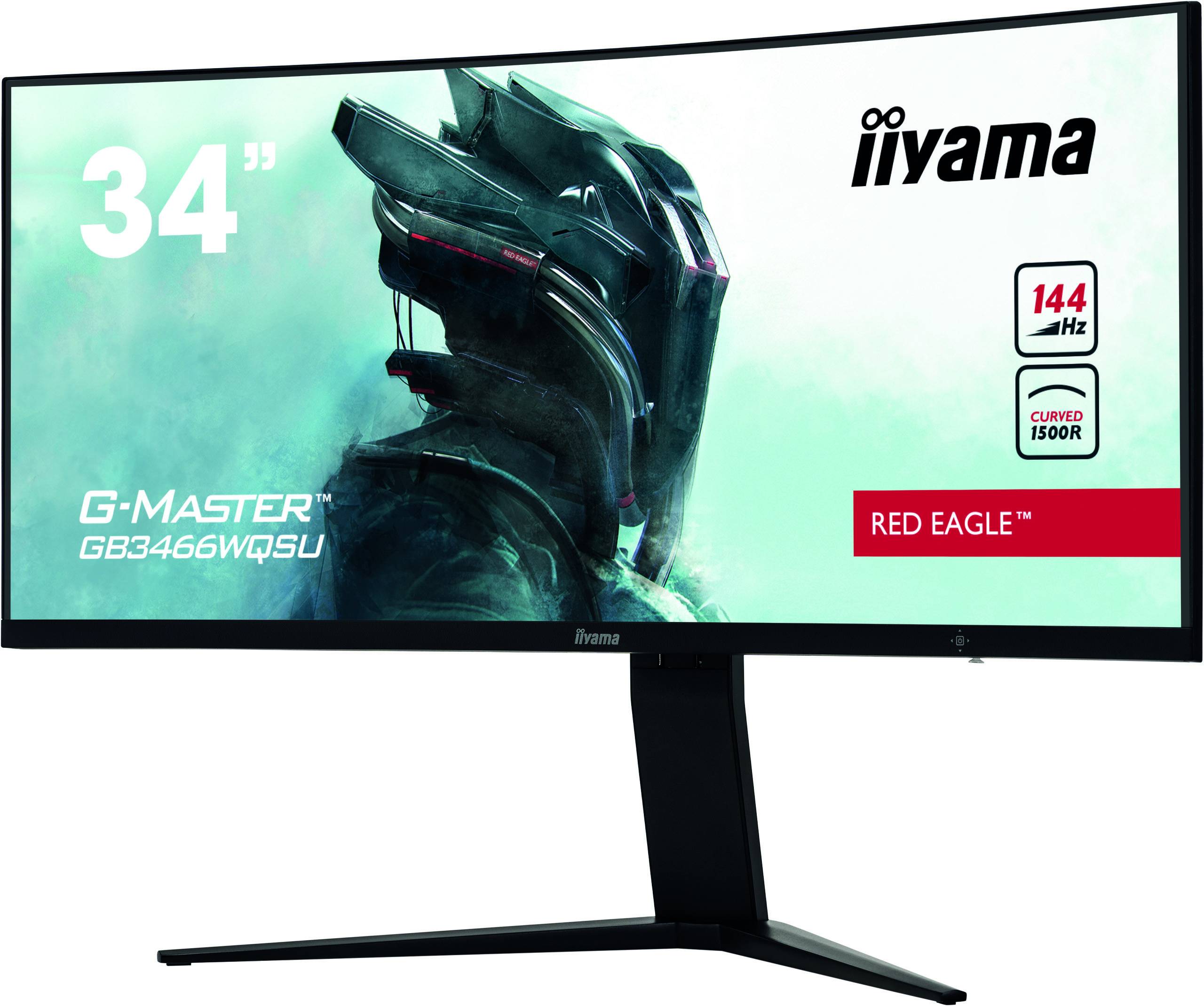 Rca Informatique - image du produit : GB3466WQSU-B1 34IN CURV VA UWQHD 144HZ 400CD/1MS/2HDMI/2DP