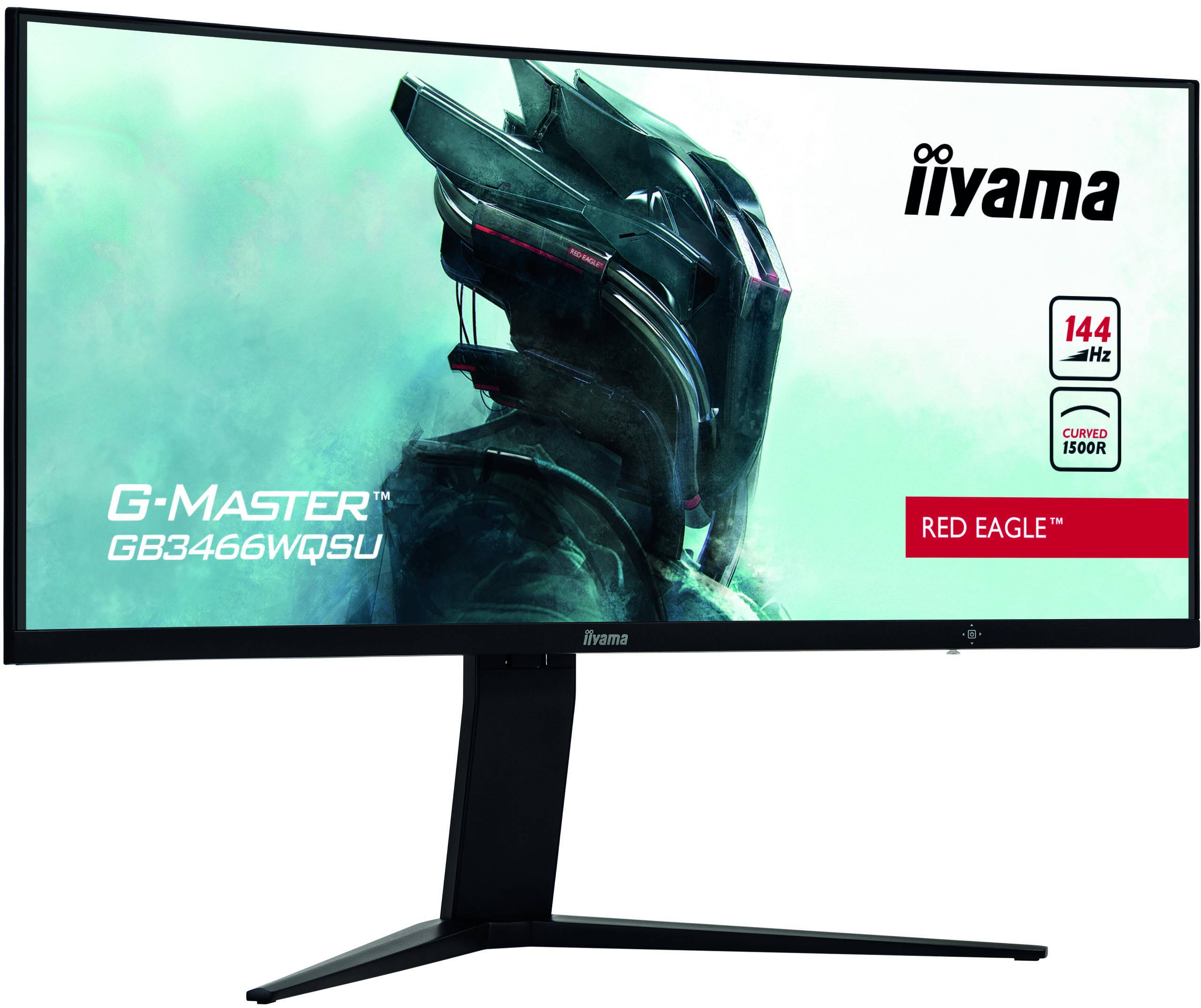 Rca Informatique - image du produit : GB3466WQSU-B1 34IN CURV VA UWQHD 144HZ 400CD/1MS/2HDMI/2DP