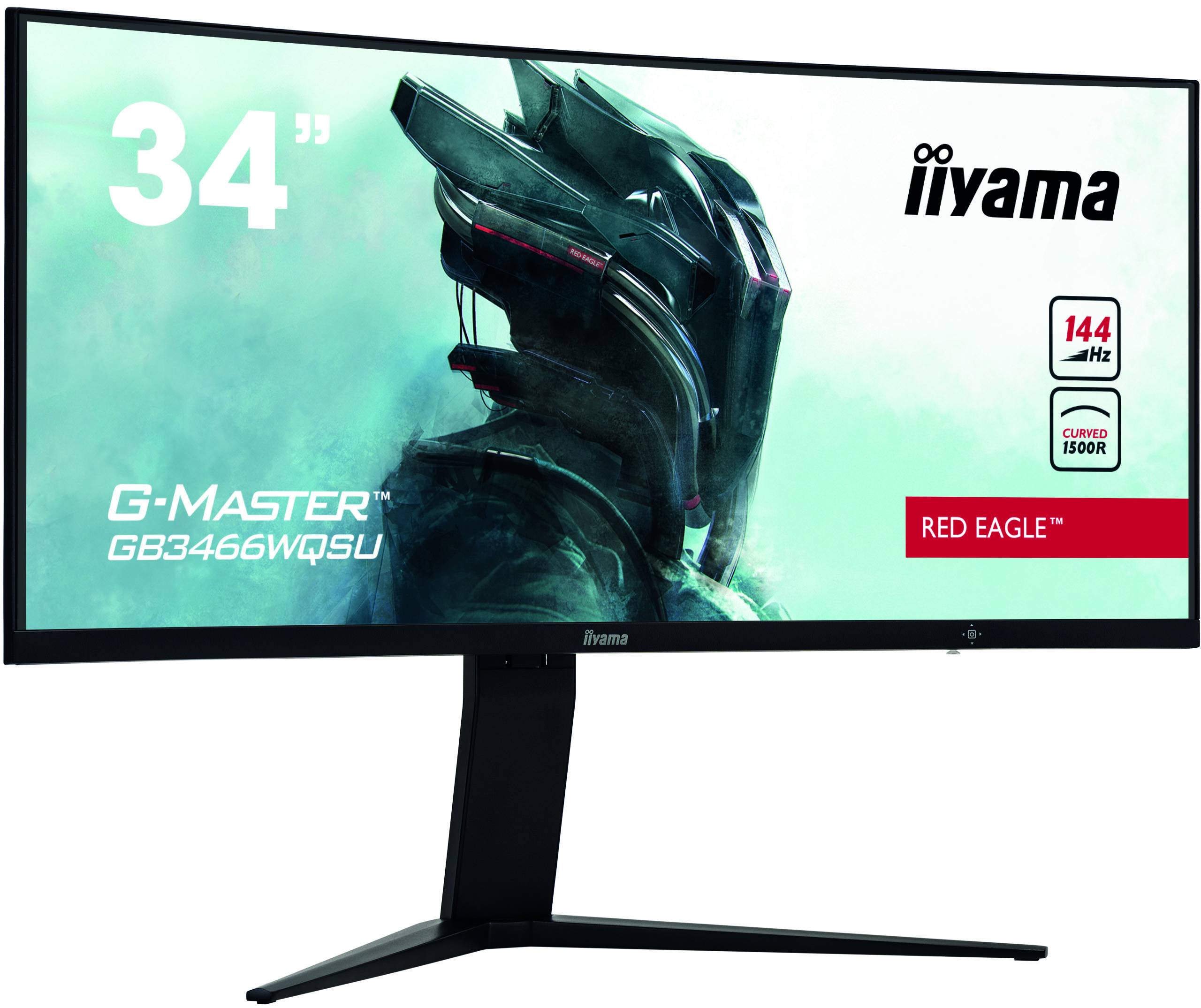 Rca Informatique - image du produit : GB3466WQSU-B1 34IN CURV VA UWQHD 144HZ 400CD/1MS/2HDMI/2DP