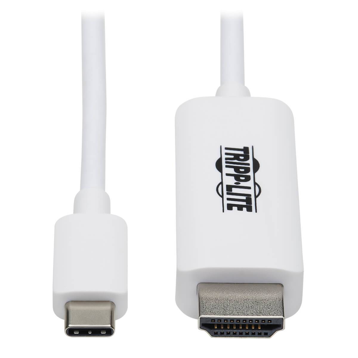 Rca Informatique - Image du produit : USB-C TO HDMI ADAPTER CABLE M/M 4K 4:4:4 THUNDERBOLT 3 COMPATIBL