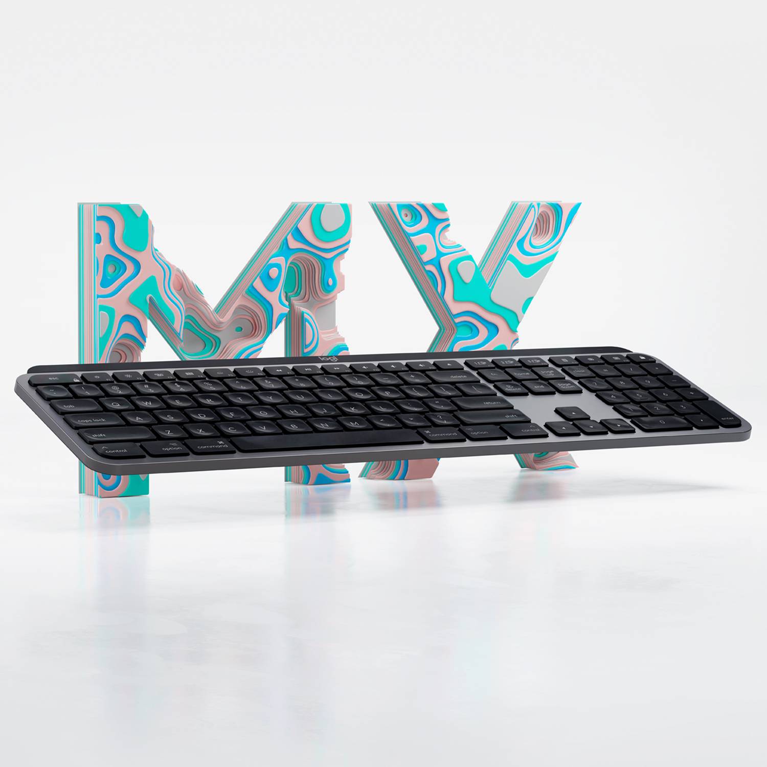 Rca Informatique - image du produit : MXKEYSMAC ADVA.WRLS ILLUMI.KEYB SPACE GREY FRA EMEA