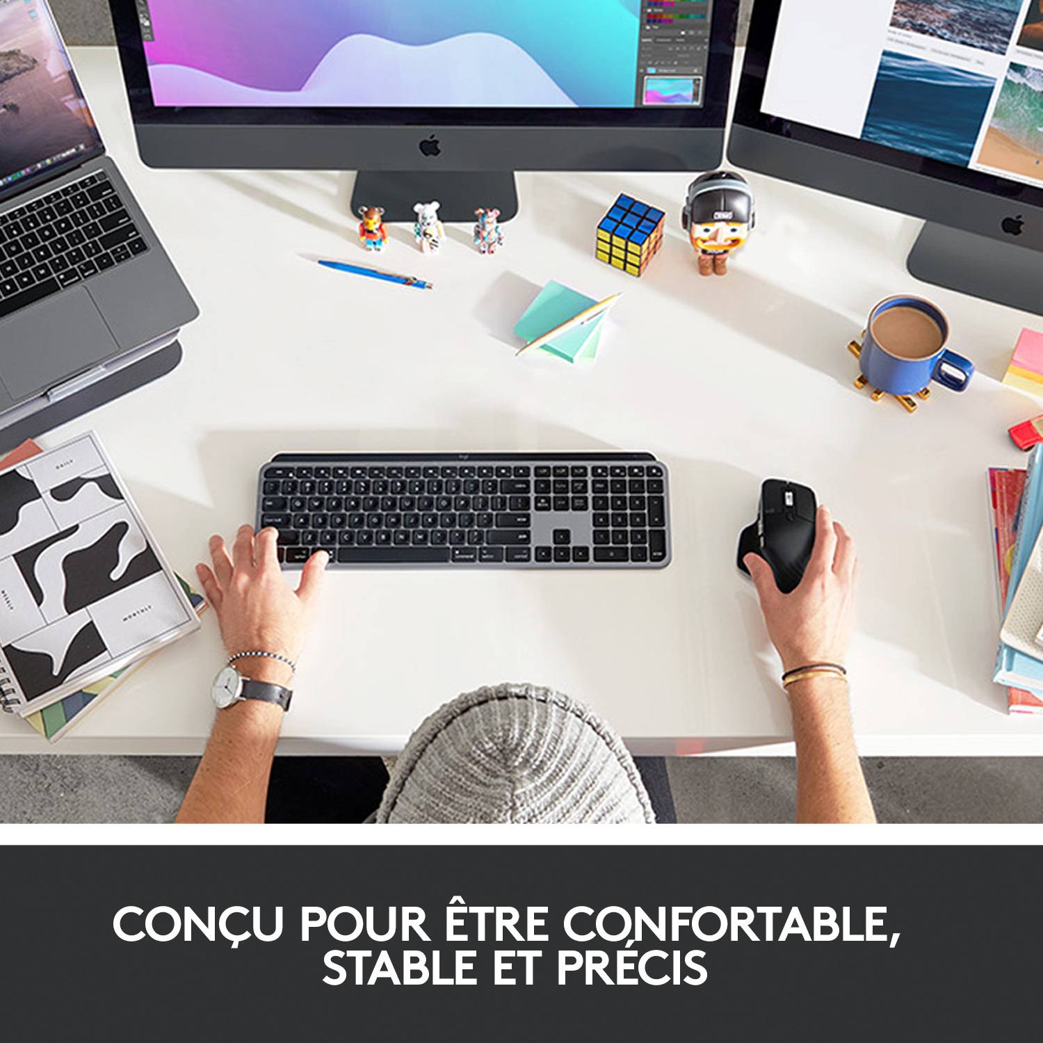 Rca Informatique - image du produit : MXKEYSMAC ADVA.WRLS ILLUMI.KEYB SPACE GREY FRA EMEA