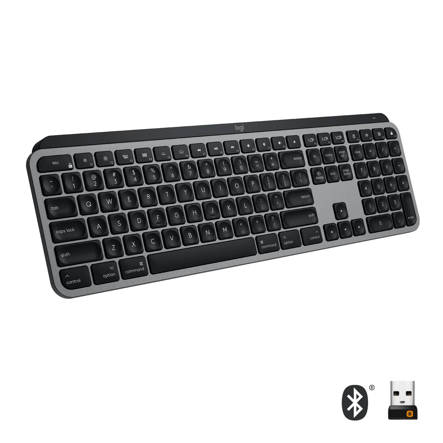 Rca Informatique - image du produit : MXKEYSMAC ADVA.WRLS ILLUMI.KEYB SPACE GREY FRA EMEA