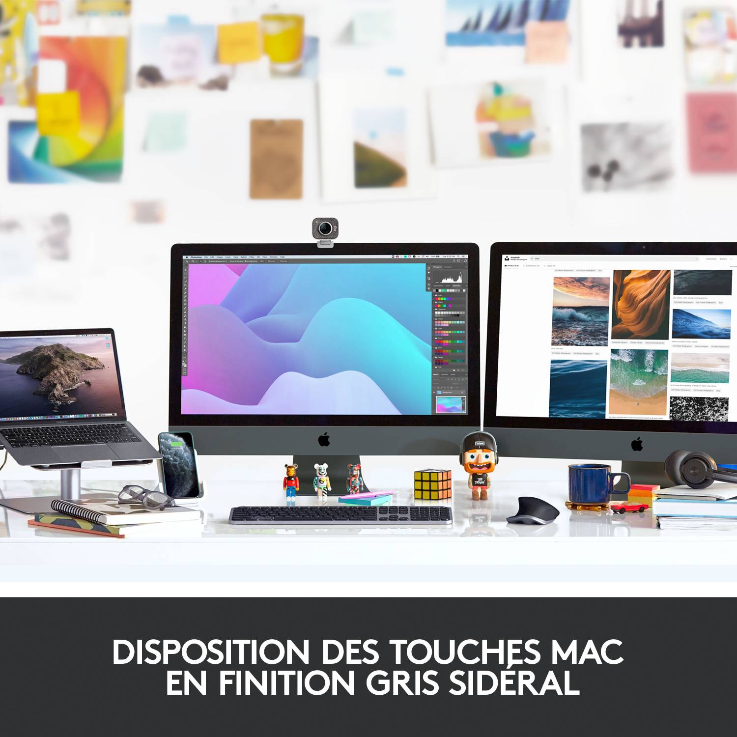 Rca Informatique - image du produit : MXKEYSMAC ADVA.WRLS ILLUMI.KEYB SPACE GREY FRA EMEA