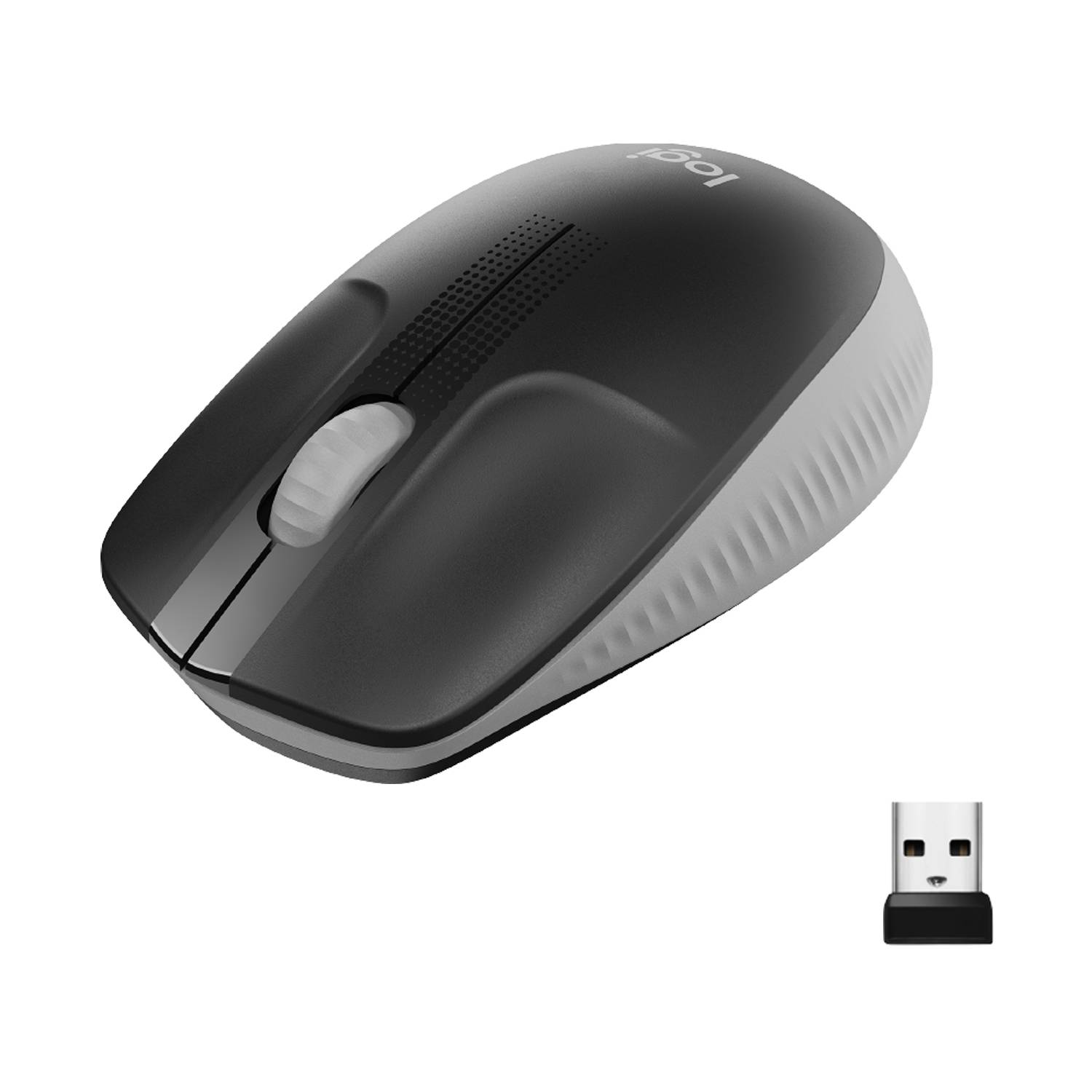 Rca Informatique - image du produit : M190 FULL-SIZE WIRELESS MOUSE MID GREY EMEA