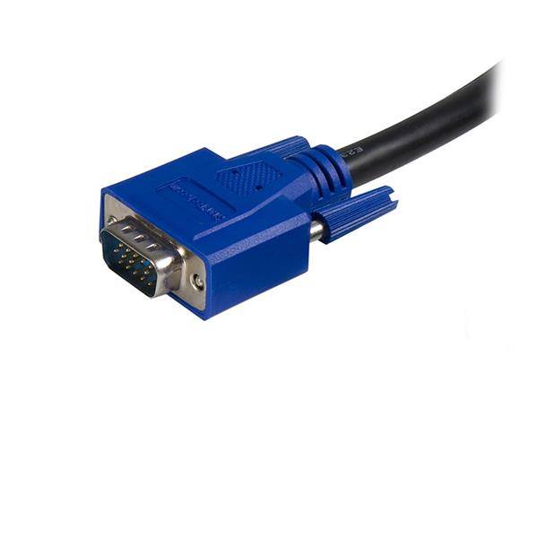 Rca Informatique - image du produit : 10 FT. USB + VGA 2-IN-1 KVM SWITCH CABLE