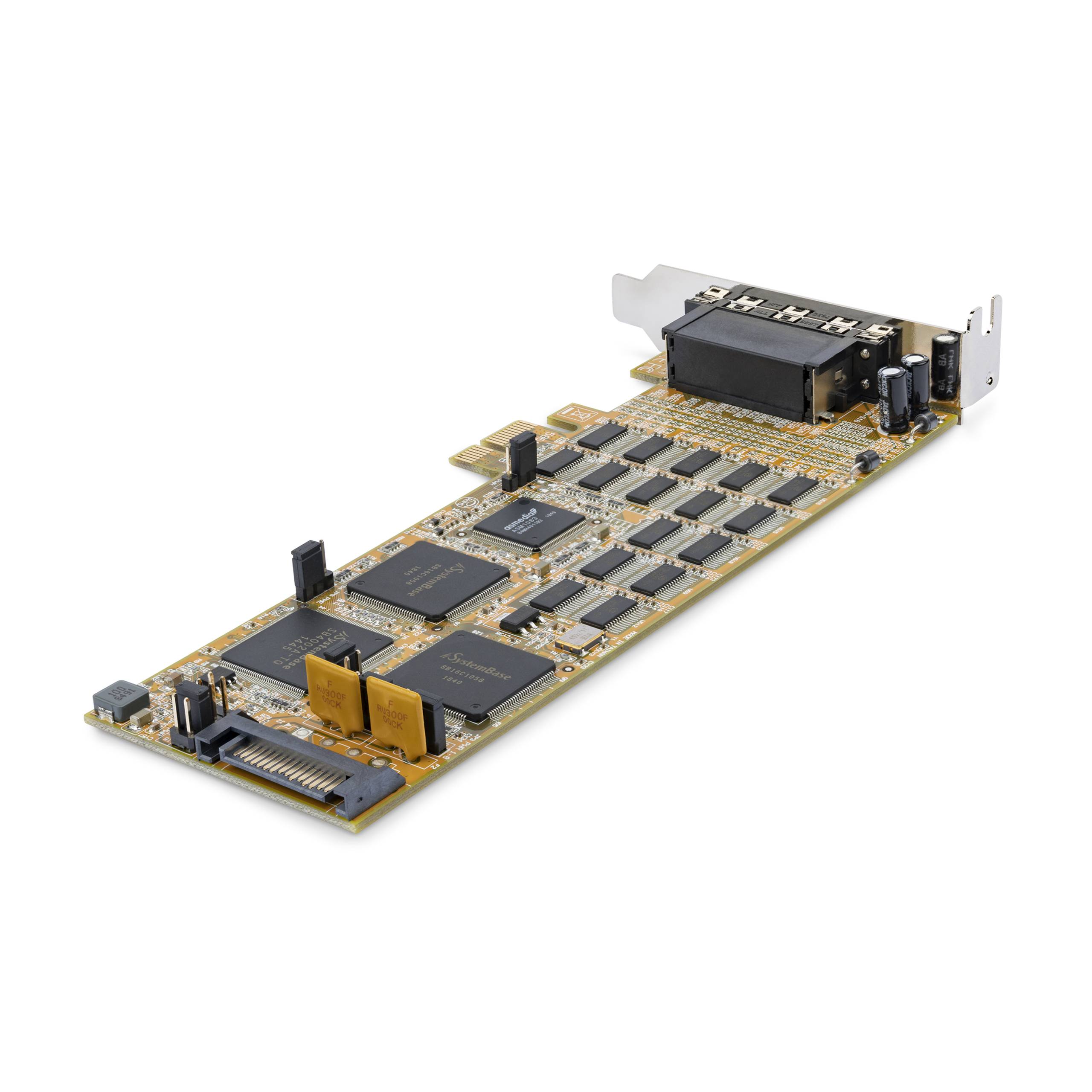 Rca Informatique - image du produit : CARTE PCI EXPRESS A 16 PORTS SERIE DB9 RS232