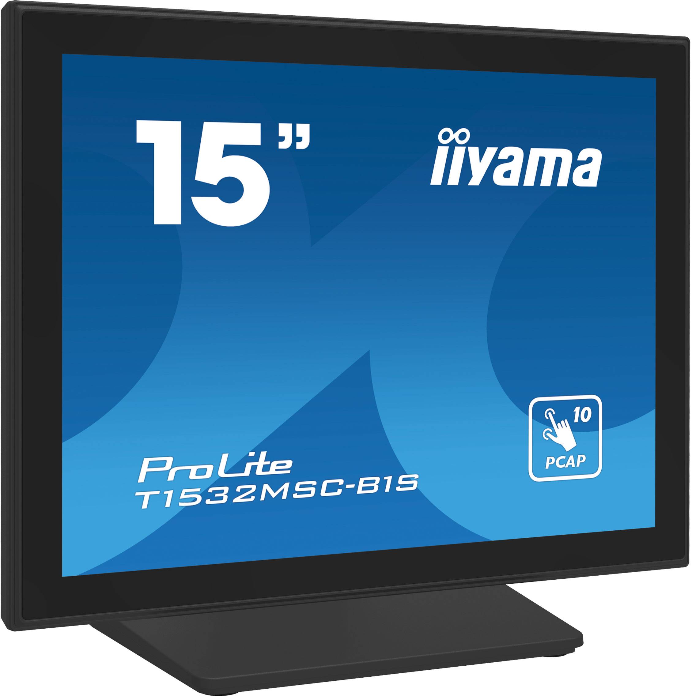 Rca Informatique - image du produit : T1532MSC-B1S 15IN TN HD 350CD CAPACITIVE TOUCH/HDMI/VGA/DP