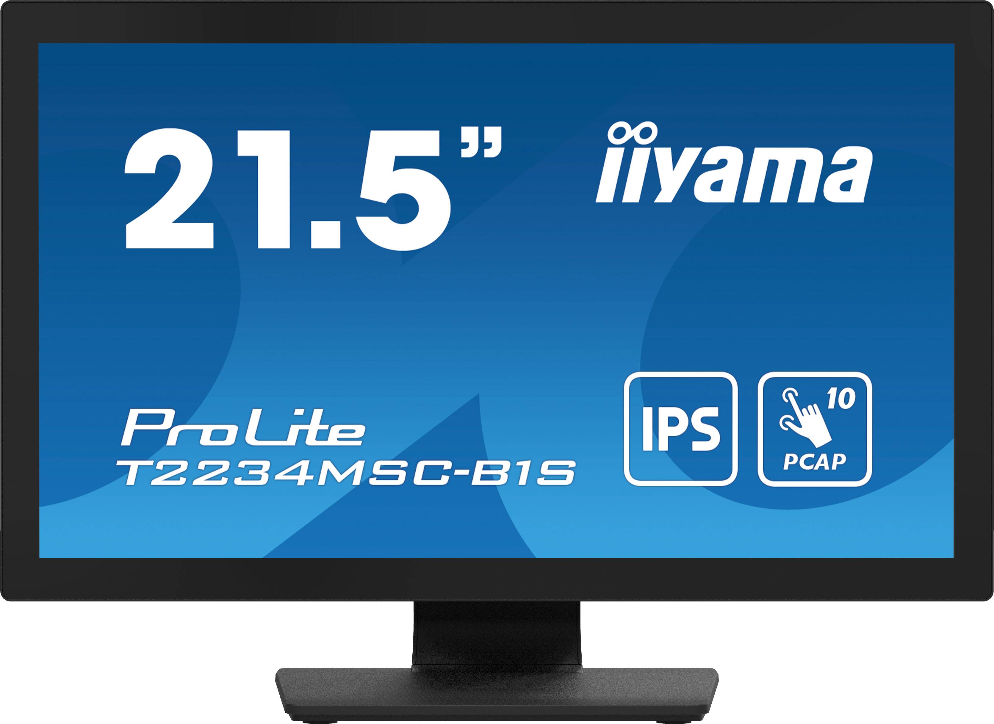 Rca Informatique - image du produit : T2234MSC-B1S 21.5IN IPS FHD CAPACITIVE TOUCH/HDMI/VGA/DP