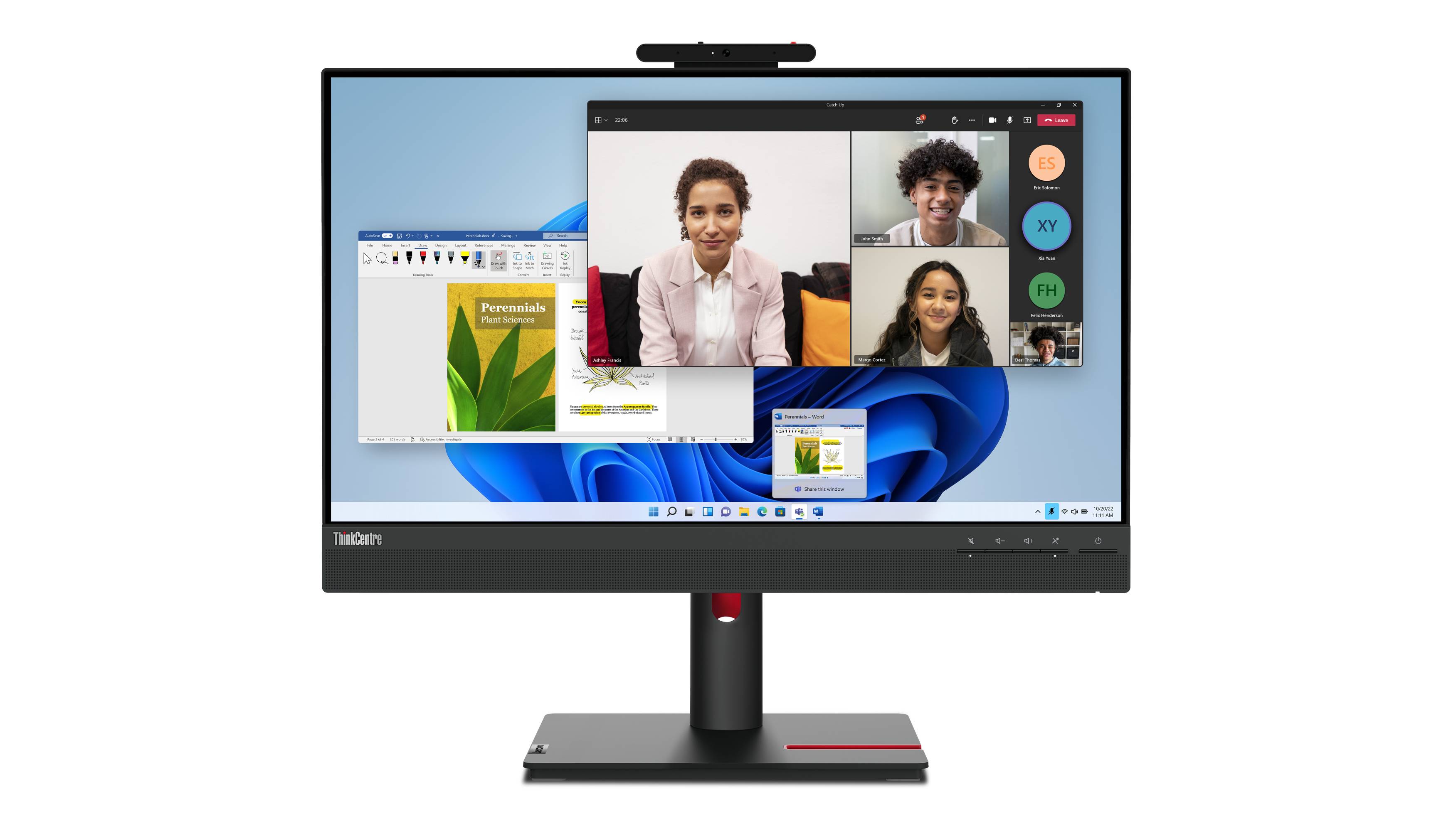 Rca Informatique - image du produit : THINKVISION TIO 24 G5 23.8 FHD IPS 16:9 250CD/M L THINKRED