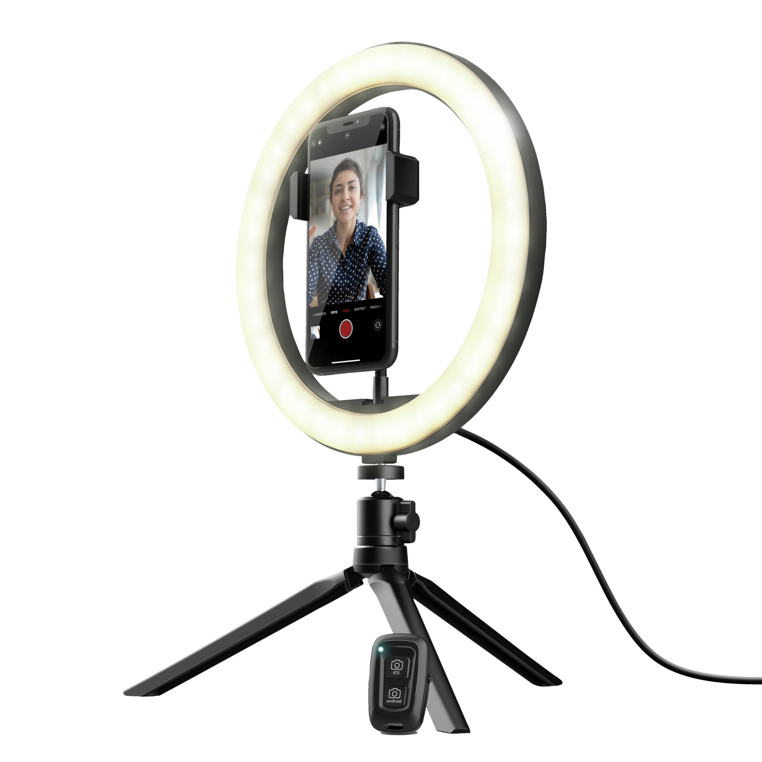 Rca Informatique - image du produit : MAKU VLOGGING KIT WITH LIGHT RING BQ 10