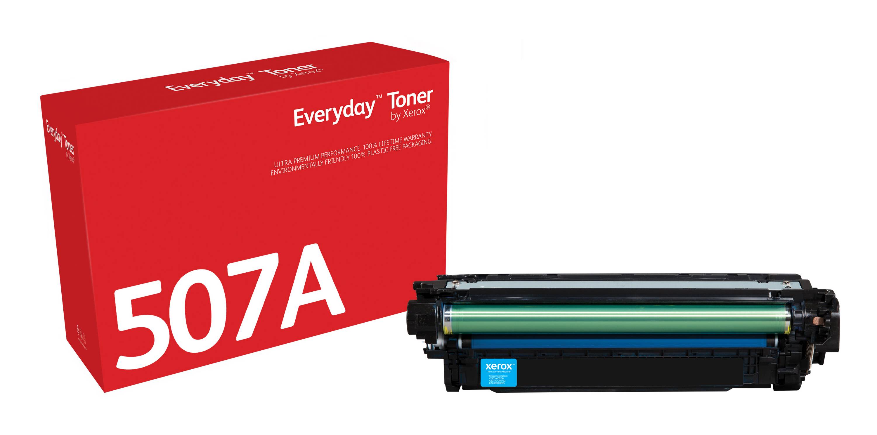 Rca Informatique - Image du produit : CYAN TONER CARTRIDGE EQUIVALENT TO HP 507A FOR LASERJET