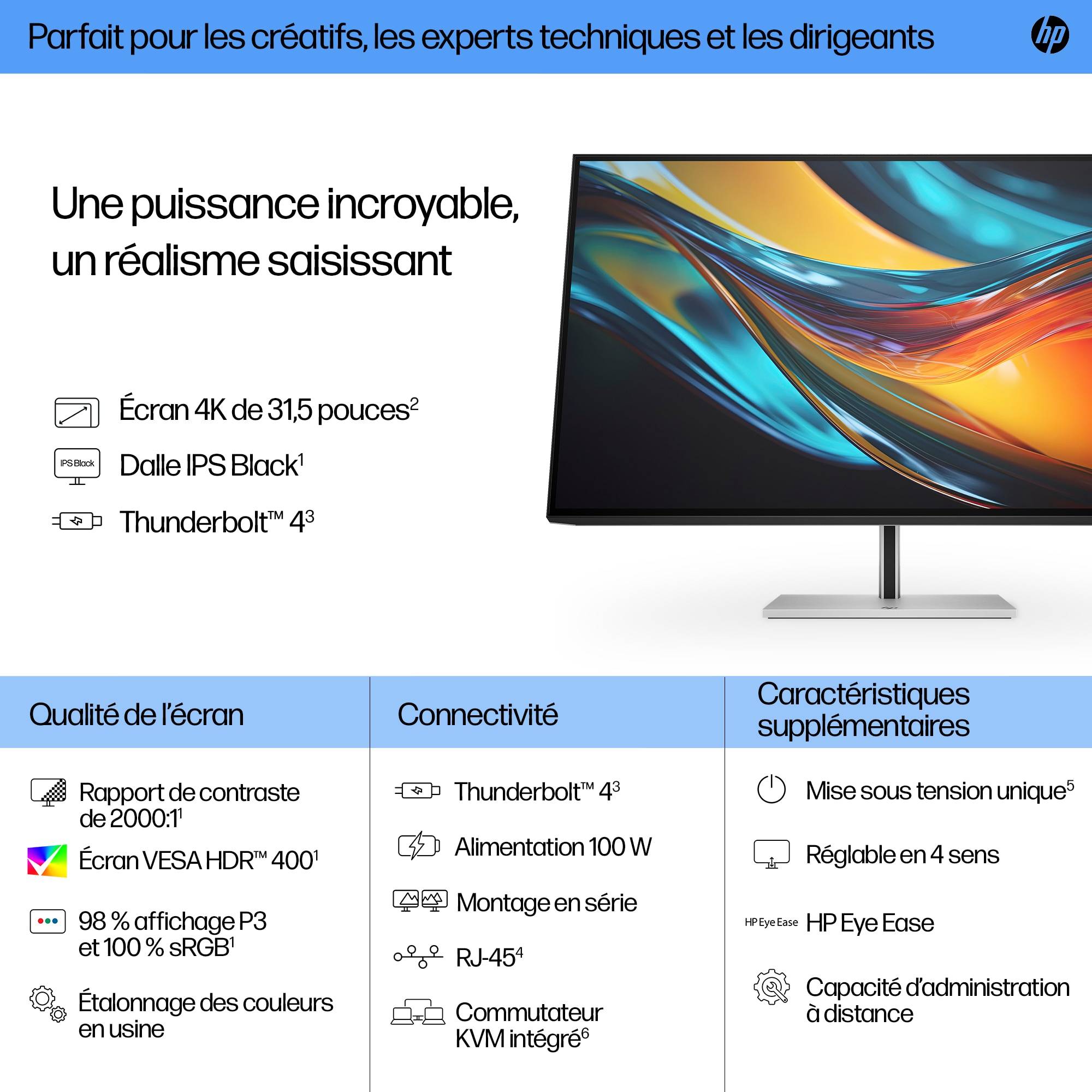 Rca Informatique - image du produit : S7 PRO 732PK 4K 31.5IN 16:9 5MS 3840X2160 HDMI/DP