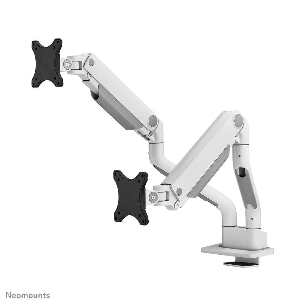 Rca Informatique - image du produit : NEOMOUNTS SELECT DESK MOUNT DOUBLE DISPLAY (TOPFIX CLAMP/GRO