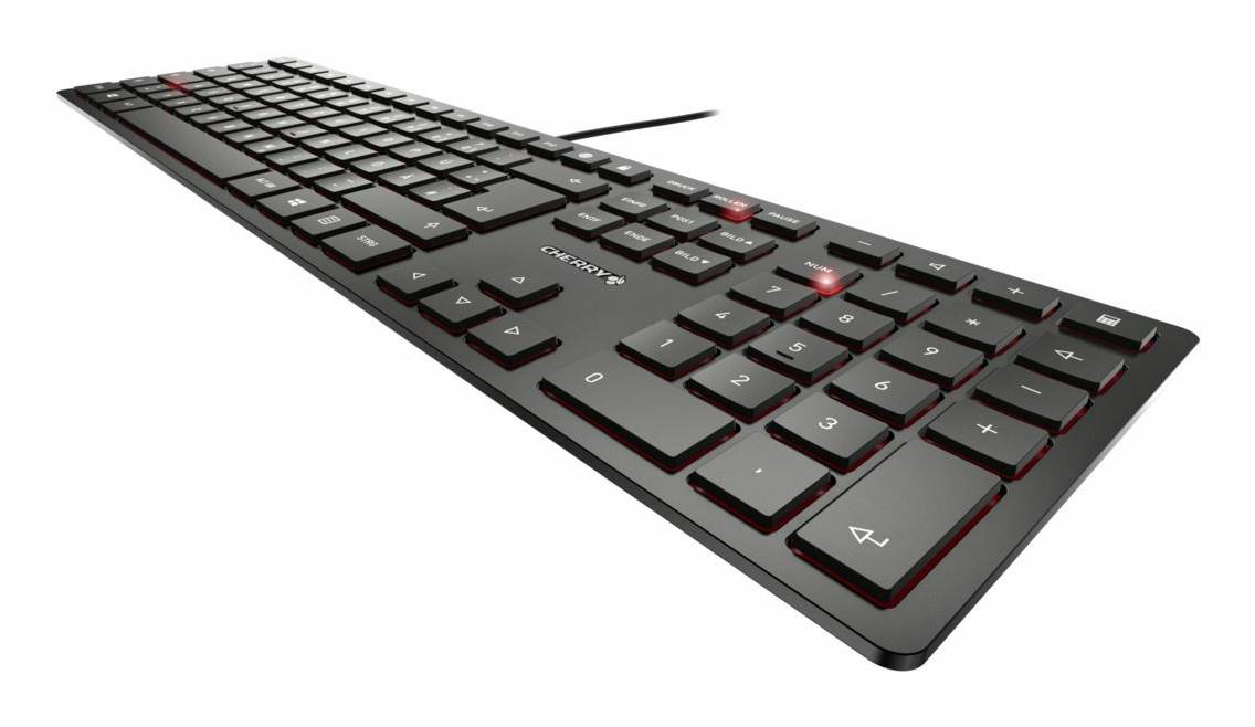 Rca Informatique - image du produit : CHERRY KC 6000 SLIM 440X130X15MM USB