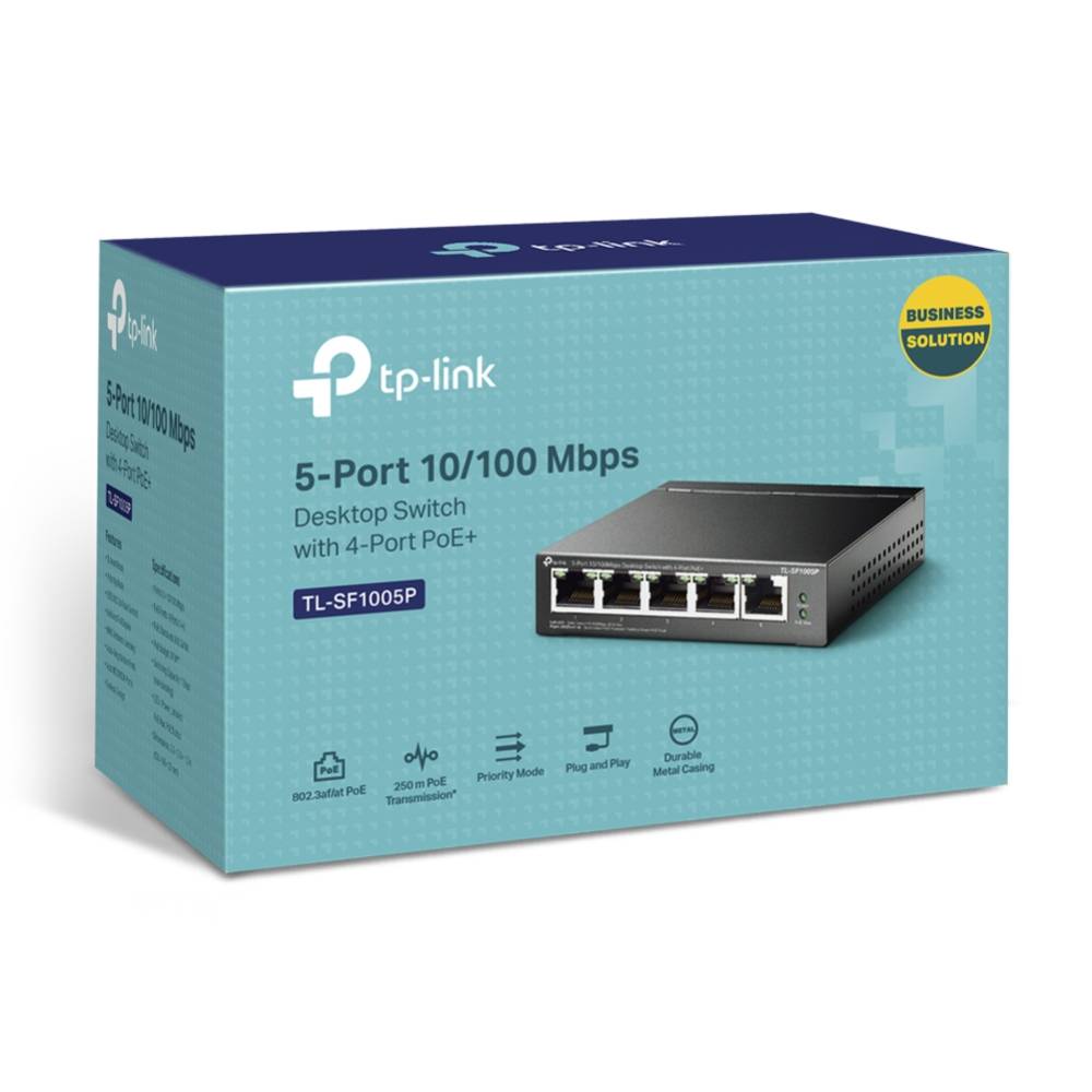 Rca Informatique - image du produit : 5PORT 10/100MBPS DESKTOP SWITCH IN