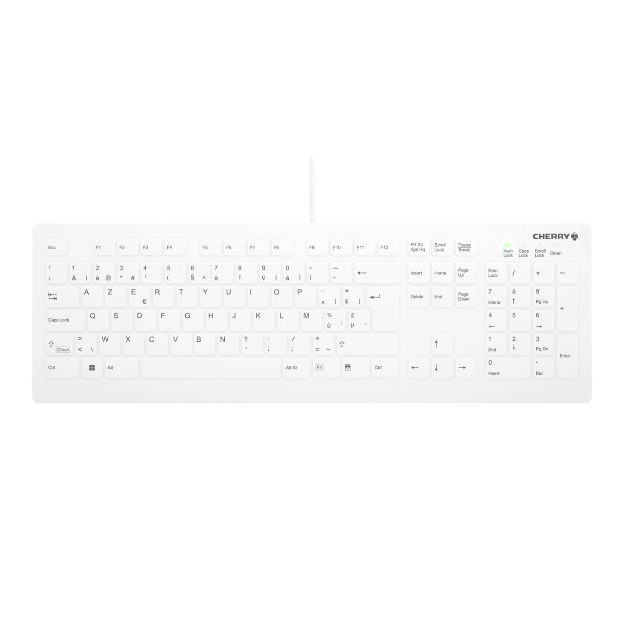 Rca Informatique - Image du produit : AK-C8112 MEDICAL KEYBOARD WHITE