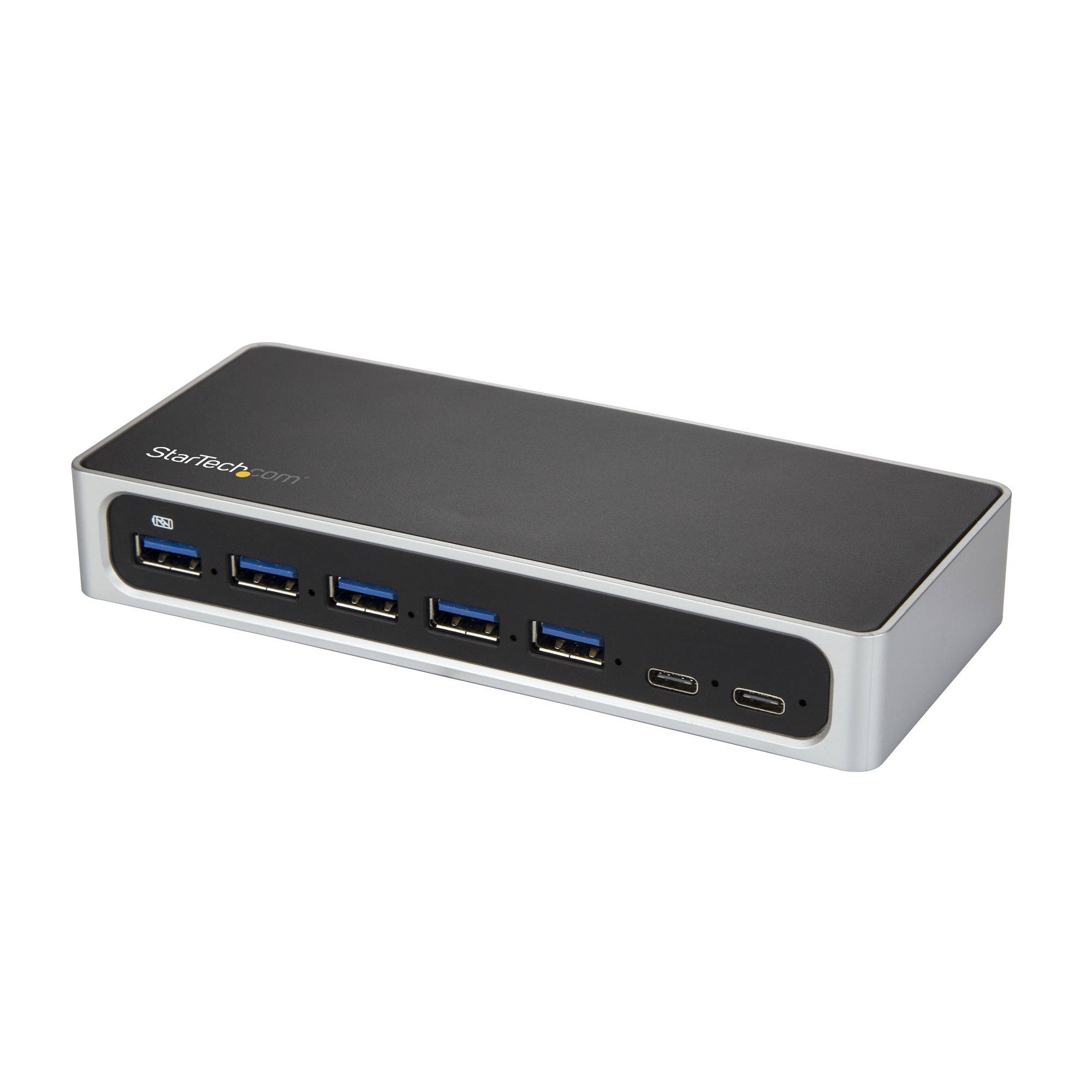 Rca Informatique - image du produit : 7PORT USB C HUB - USB-C TO 2X C + 5X A - USB 3.0 HUB