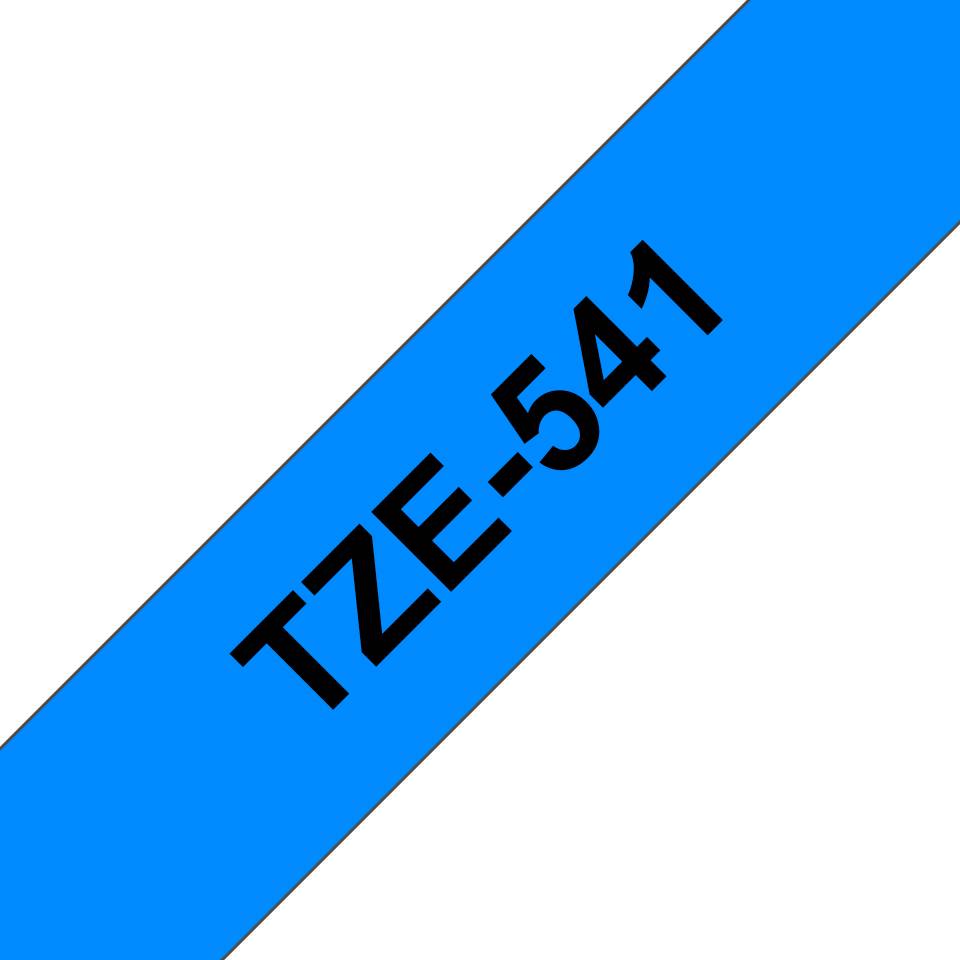 Rca Informatique - image du produit : TZE-541 LAMINATED TAPE 18MM 8M NOIR/BLEU