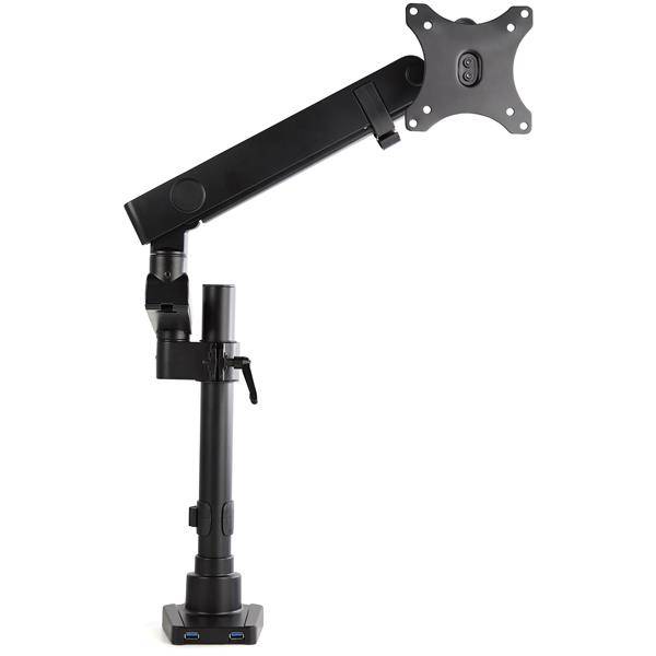 Rca Informatique - image du produit : DESK MOUNT MONITOR ARM ARTICULATING - 2X USB 3.0