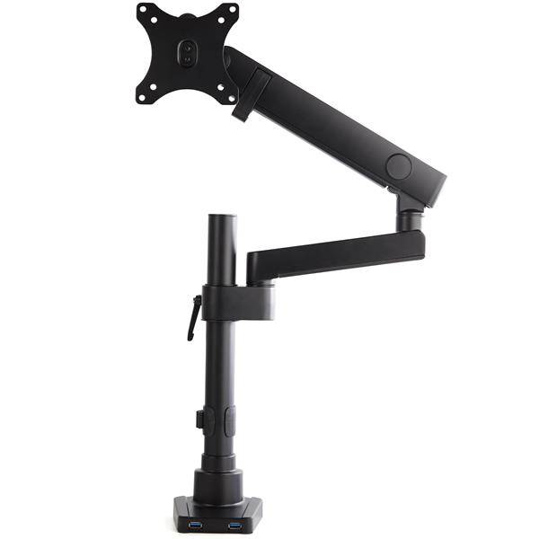 Rca Informatique - image du produit : DESK MOUNT MONITOR ARM ARTICULATING - 2X USB 3.0