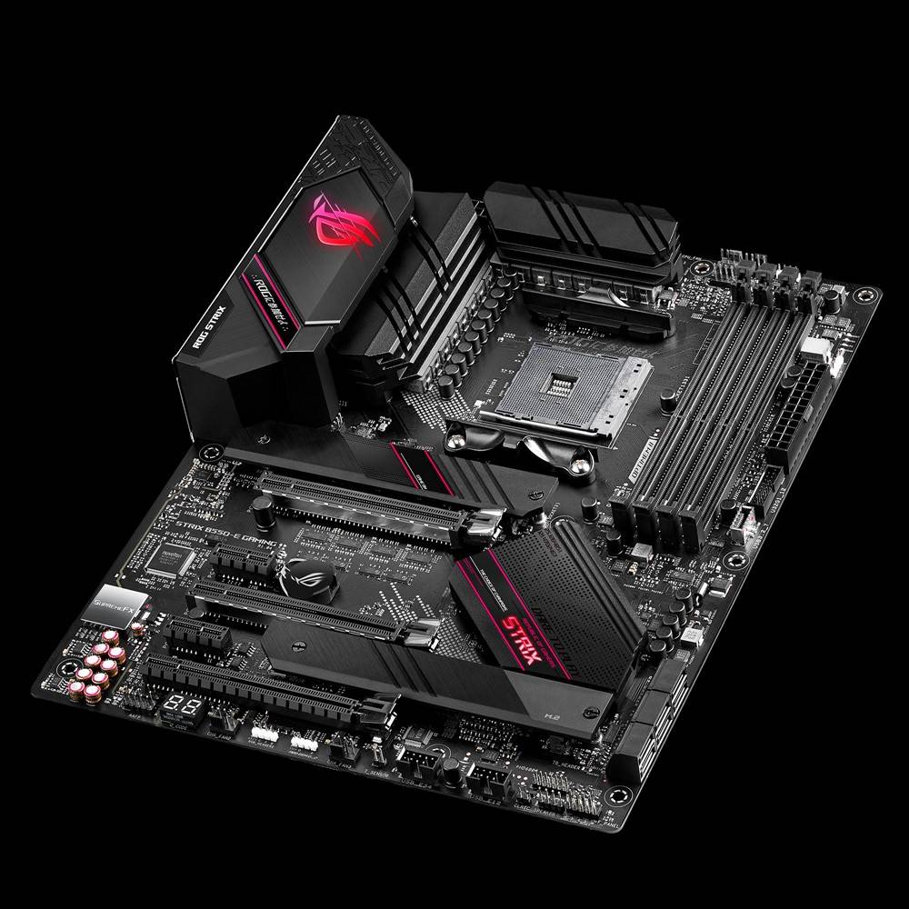 Rca Informatique - image du produit : ROG STRIX B550-E GAMING ATX +2GLN+U3.2+M2 SATA6+4XDDR4