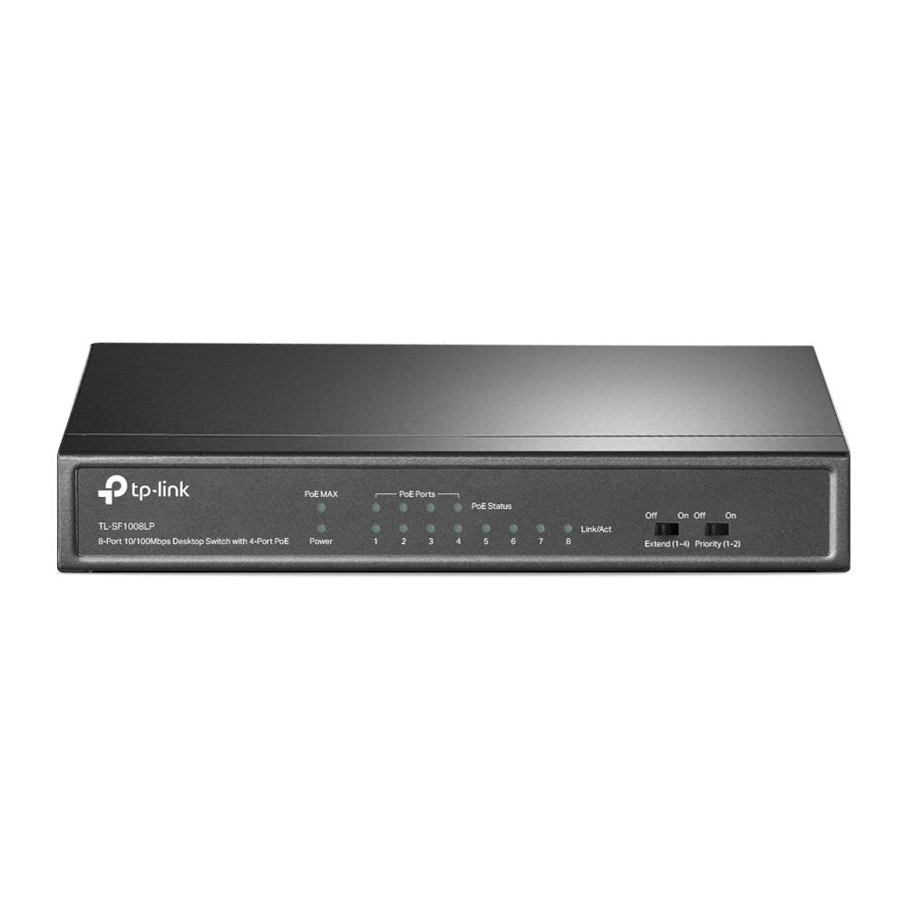 Rca Informatique - image du produit : 8-PORT 10/100 MBPS DESKTOP SWITCH WITH 4-PORT POE