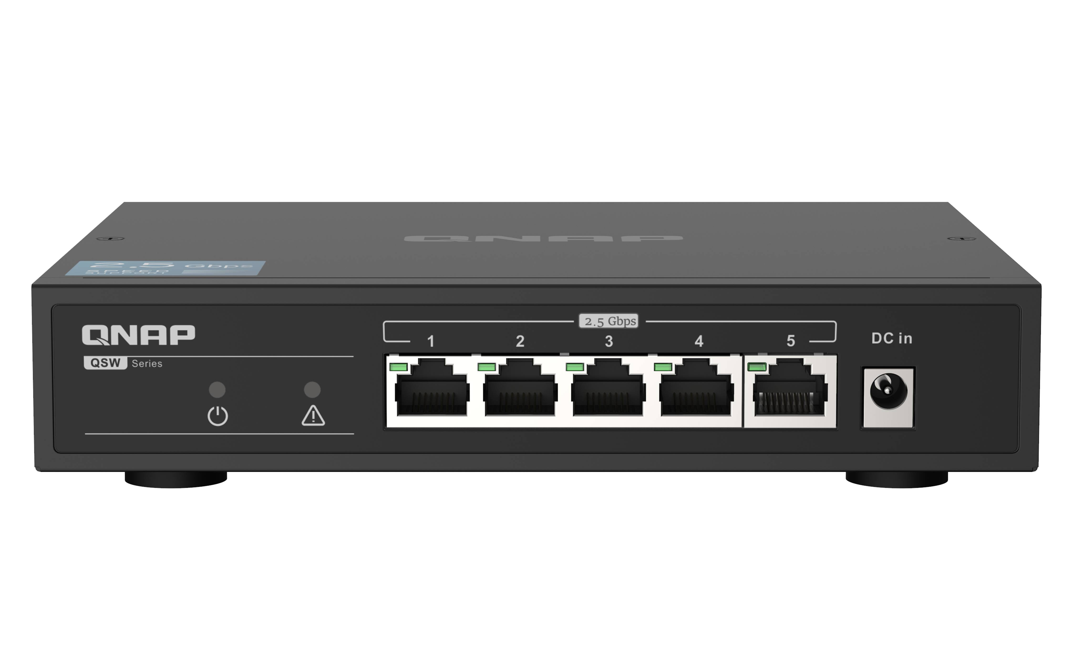 Rca Informatique - image du produit : QSW-1105-5T SWITCH5PORT 2.5GBPS AUTO NEG 2.5G/1G/100M UNMANAG