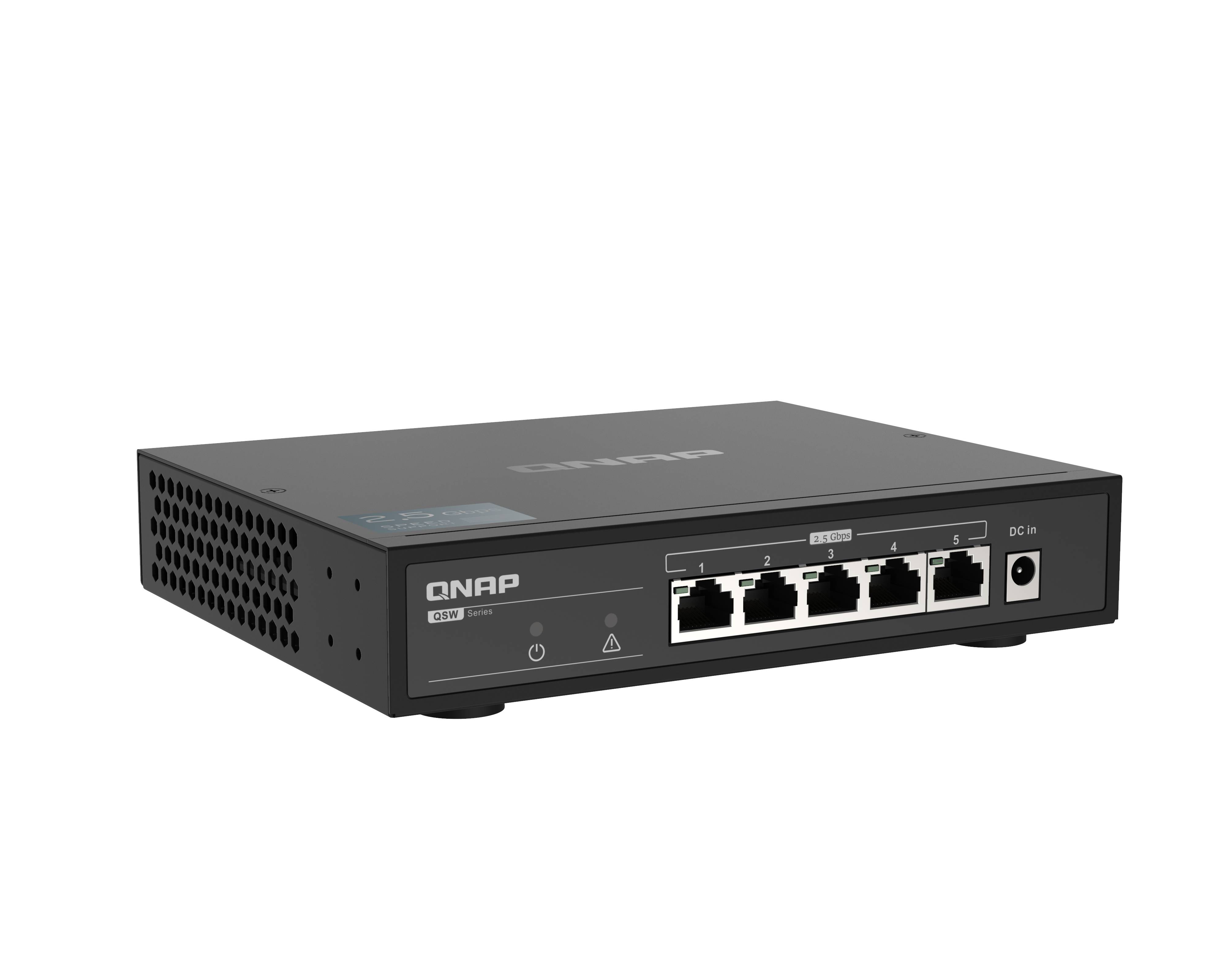 Rca Informatique - image du produit : QSW-1105-5T SWITCH5PORT 2.5GBPS AUTO NEG 2.5G/1G/100M UNMANAG