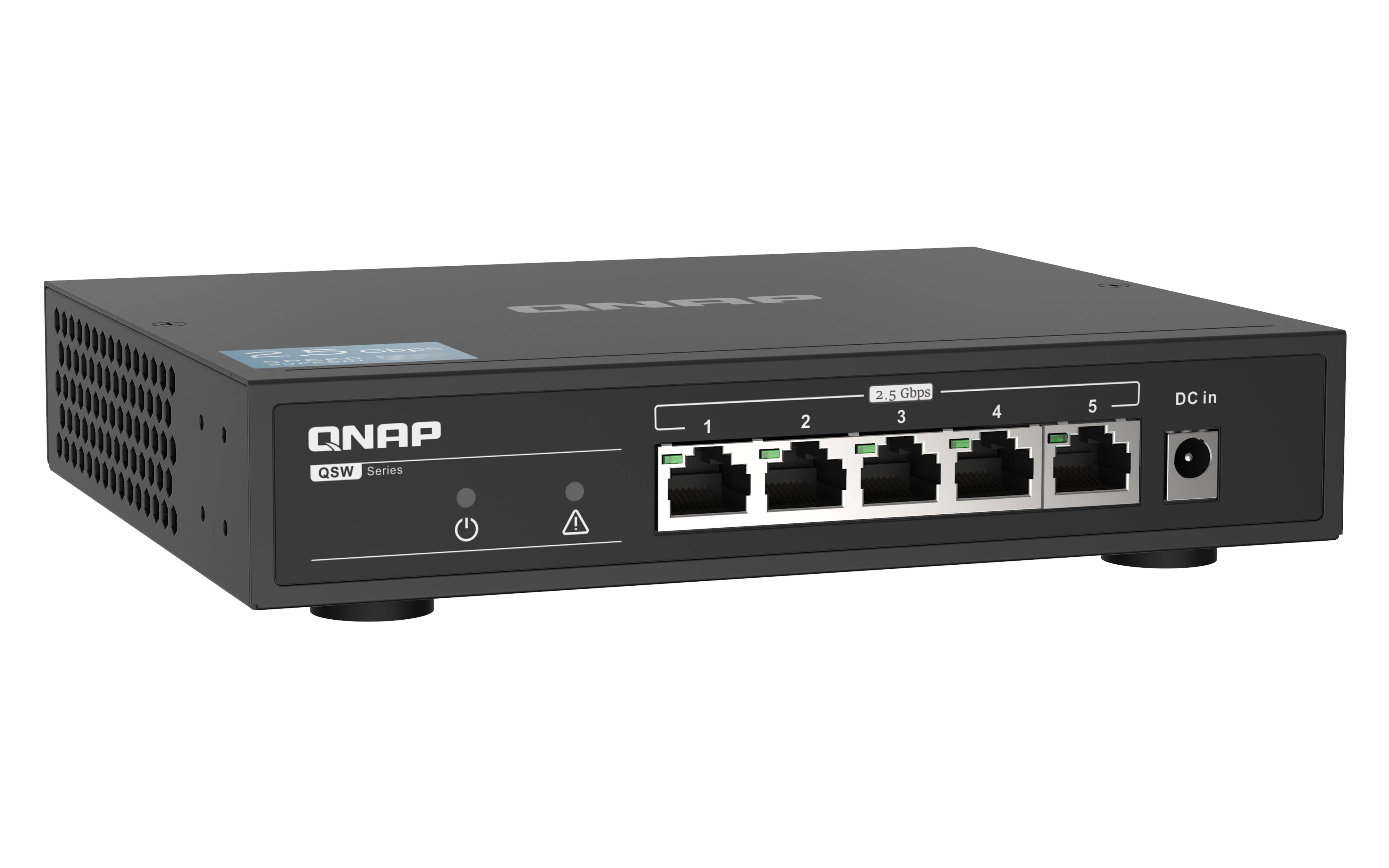 Rca Informatique - image du produit : QSW-1105-5T SWITCH5PORT 2.5GBPS AUTO NEG 2.5G/1G/100M UNMANAG