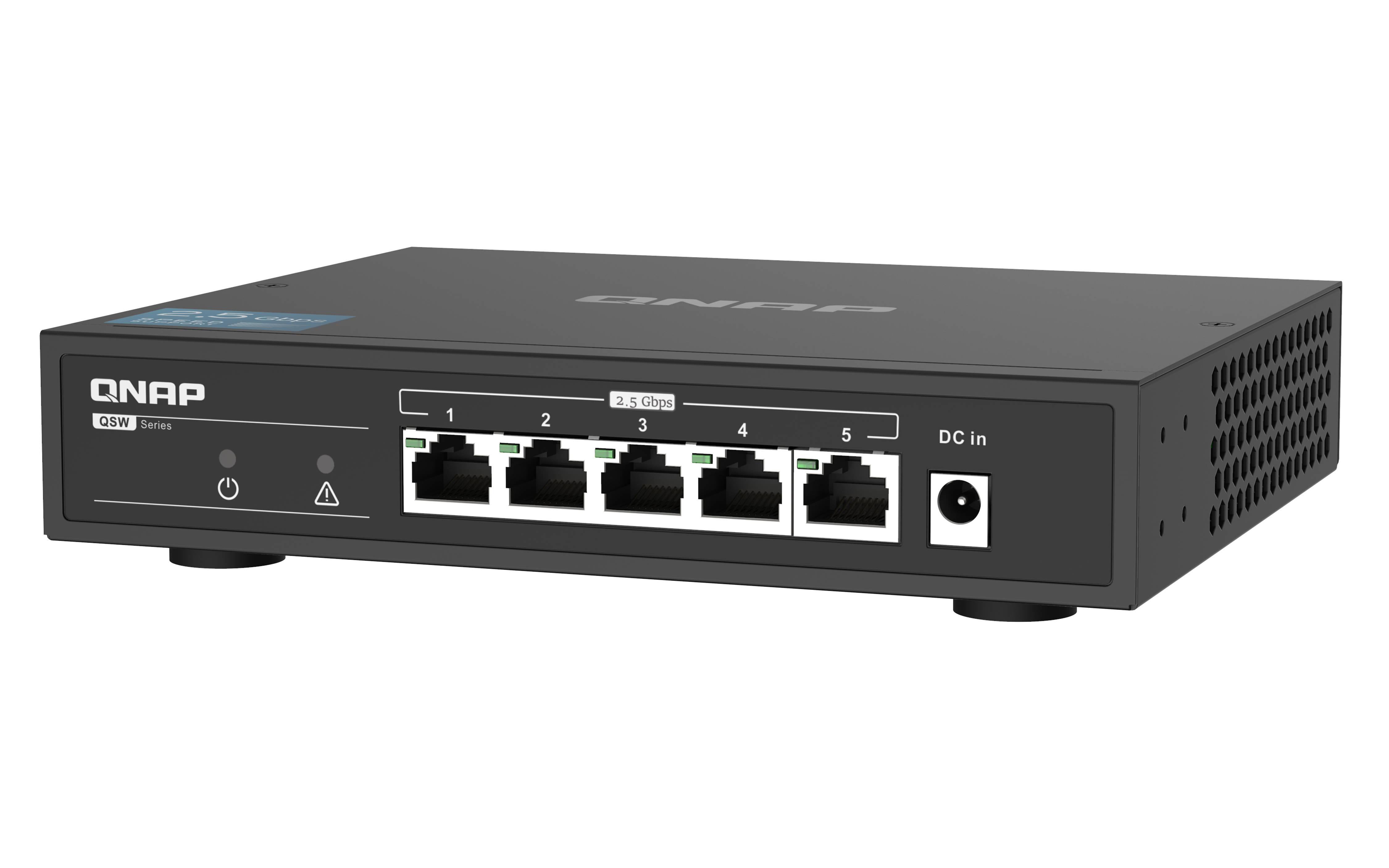 Rca Informatique - image du produit : QSW-1105-5T SWITCH5PORT 2.5GBPS AUTO NEG 2.5G/1G/100M UNMANAG