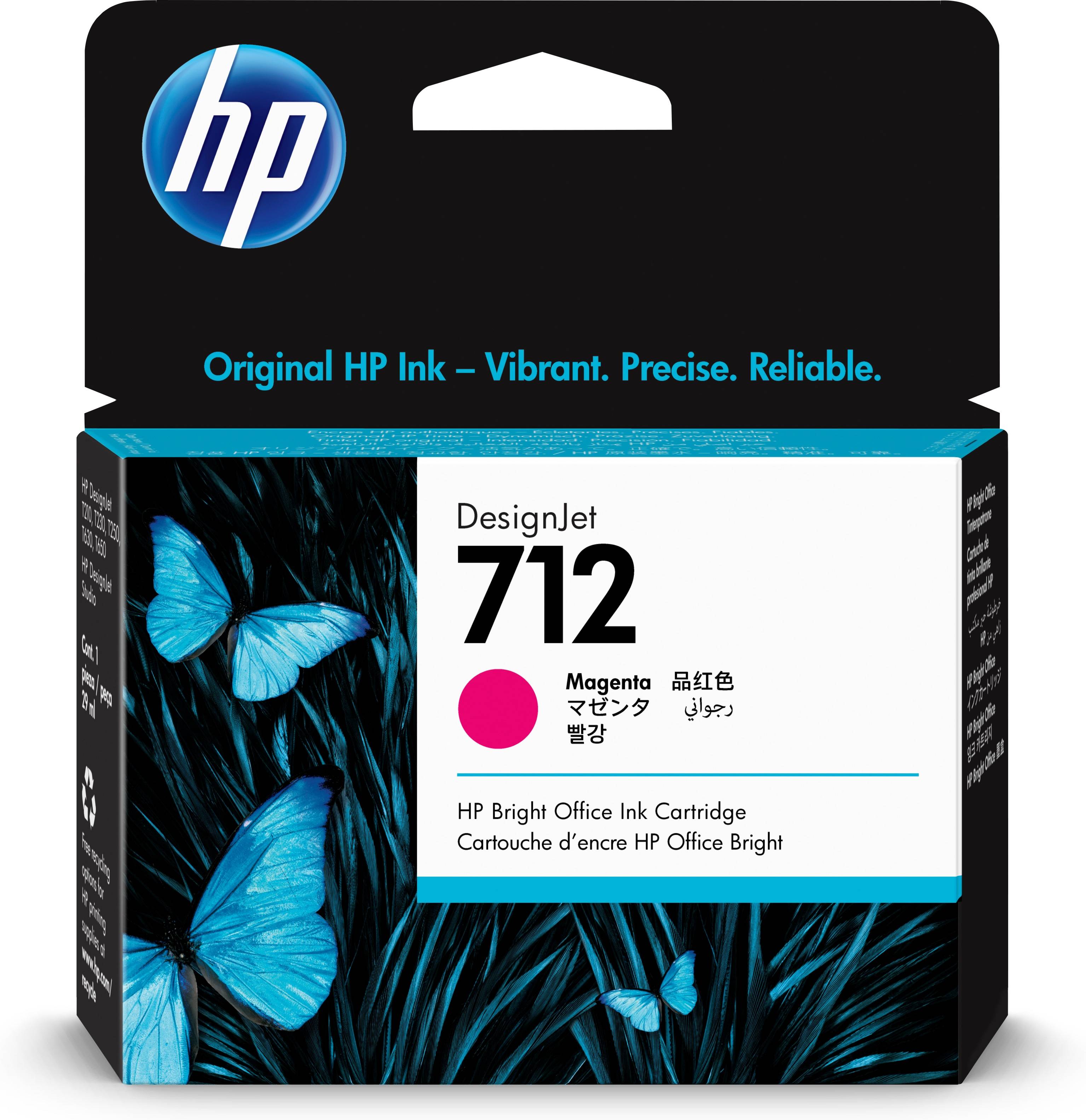 Rca Informatique - Image du produit : HP 712 29-ML MAGENTA DESIGNJET INK CARTRIDGE