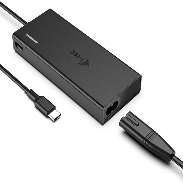 Rca Informatique - image du produit : I-TEC USB-C DUAL DISP DOCKINGEU STATION 65W + CHARGER-C77W.