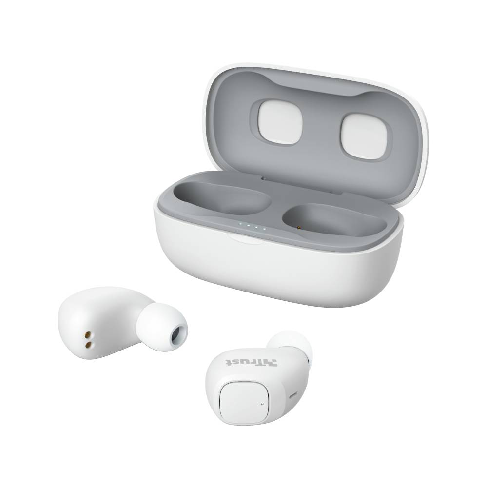 Rca Informatique - image du produit : NIKA COMPACT BLUETOOTH HEADPHONES WHITE BQ 40