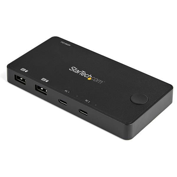 Rca Informatique - Image du produit : 2 PORT USB C KVM SWITCH - HDMI 4K 60HZ W/ USB TYPE C CABLES