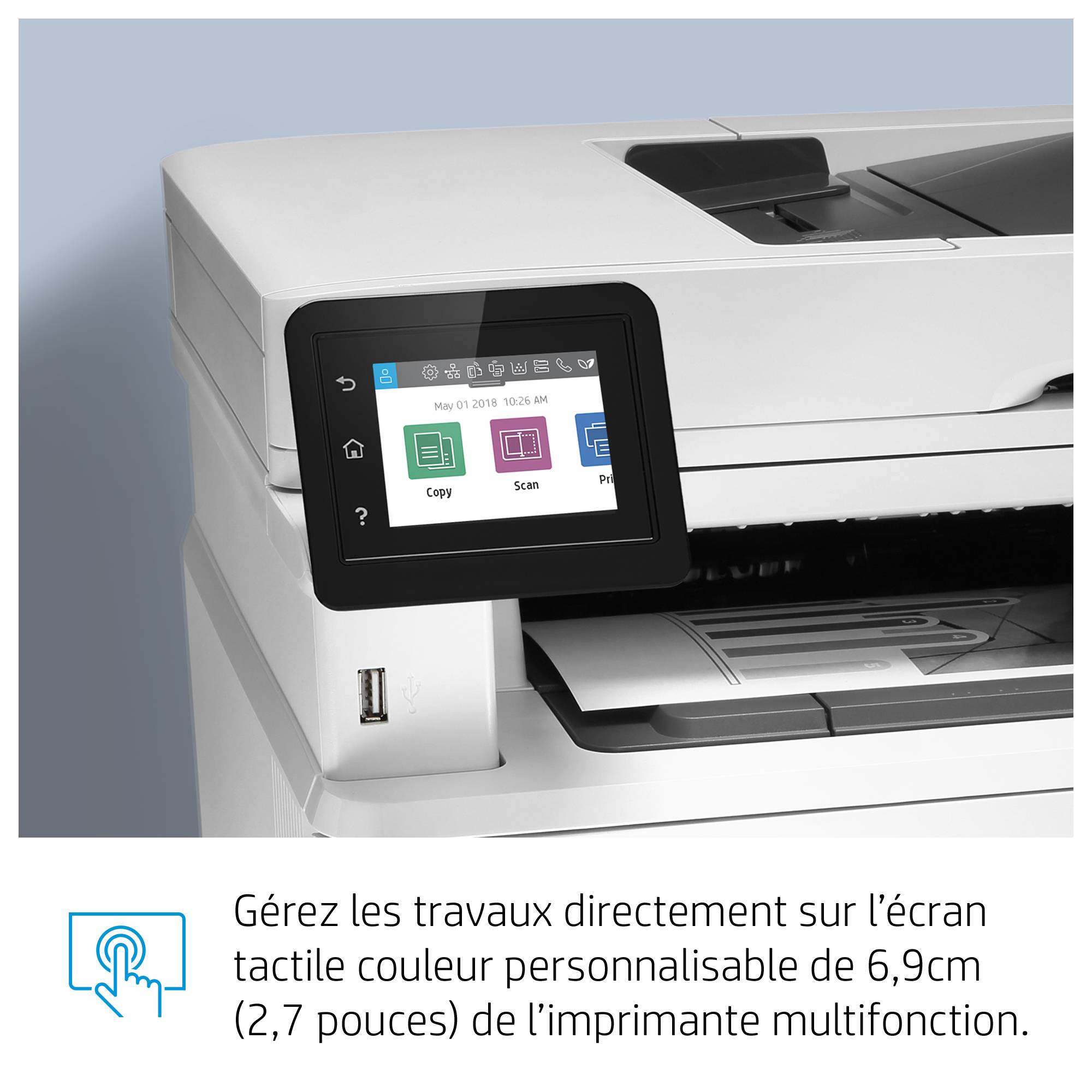 Rca Informatique - image du produit : LASERJET MFP M428FDW PRO 40PPM A4