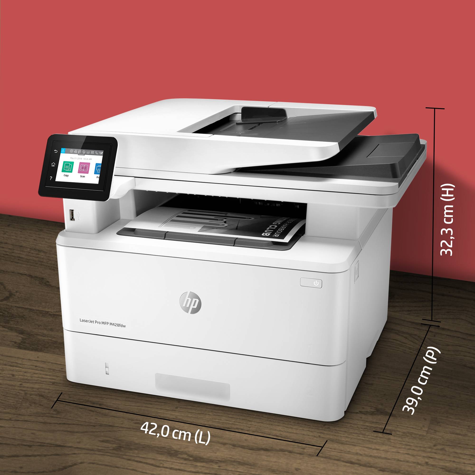 Rca Informatique - image du produit : LASERJET MFP M428FDW PRO 40PPM A4