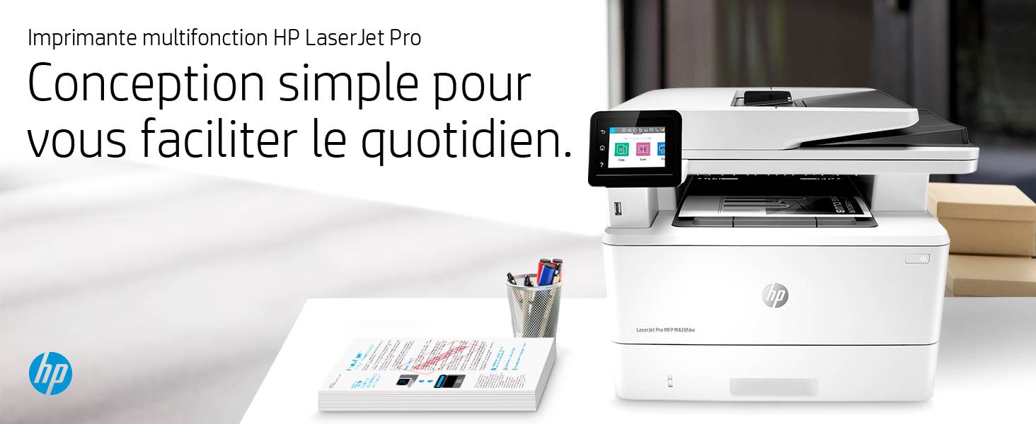 Rca Informatique - image du produit : LASERJET MFP M428FDW PRO 40PPM A4