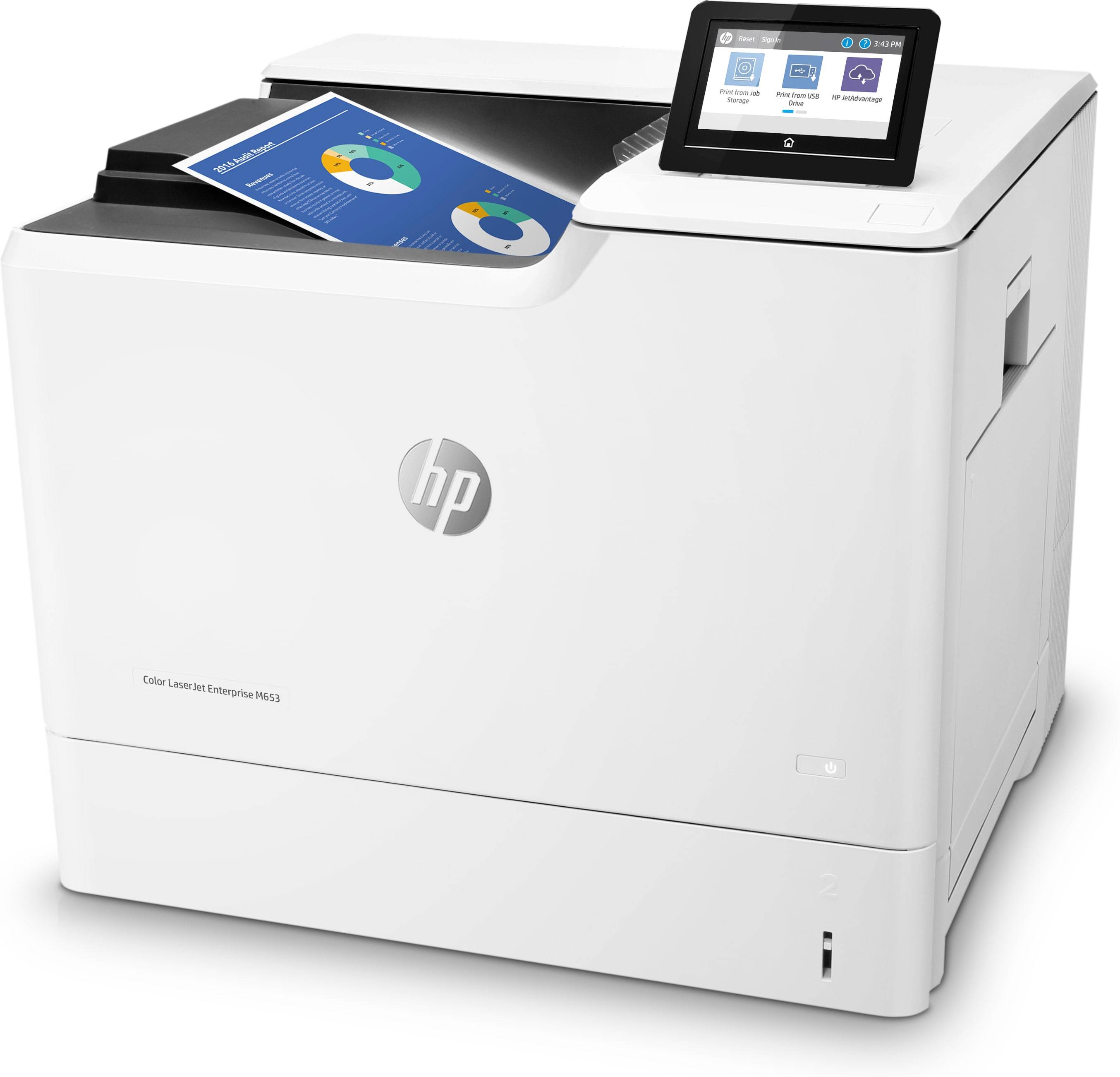 Rca Informatique - image du produit : LASERJET COLOR M653DN ENTERPRISE 56PPM A4