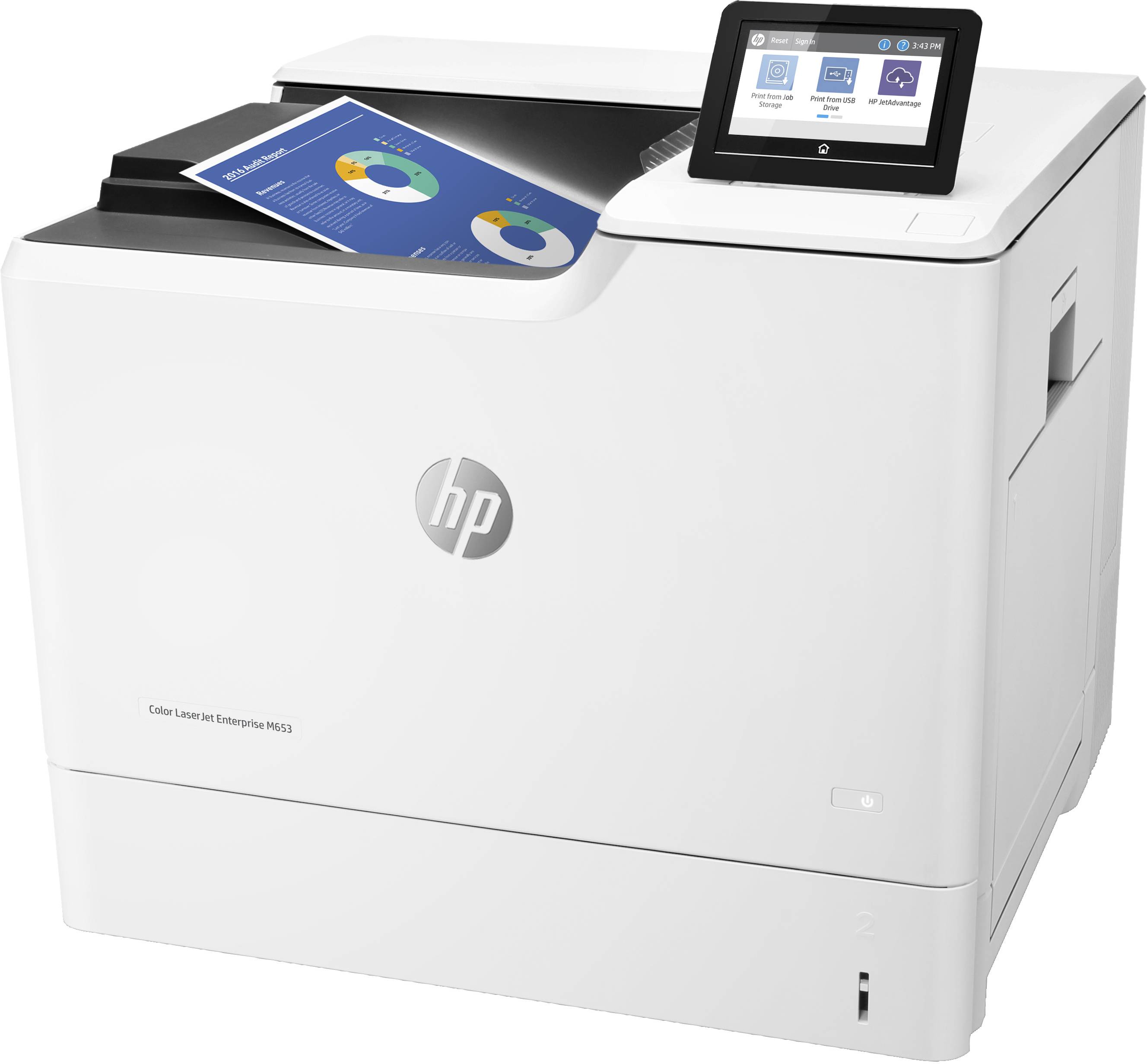 Rca Informatique - image du produit : LASERJET COLOR M653DN ENTERPRISE 56PPM A4