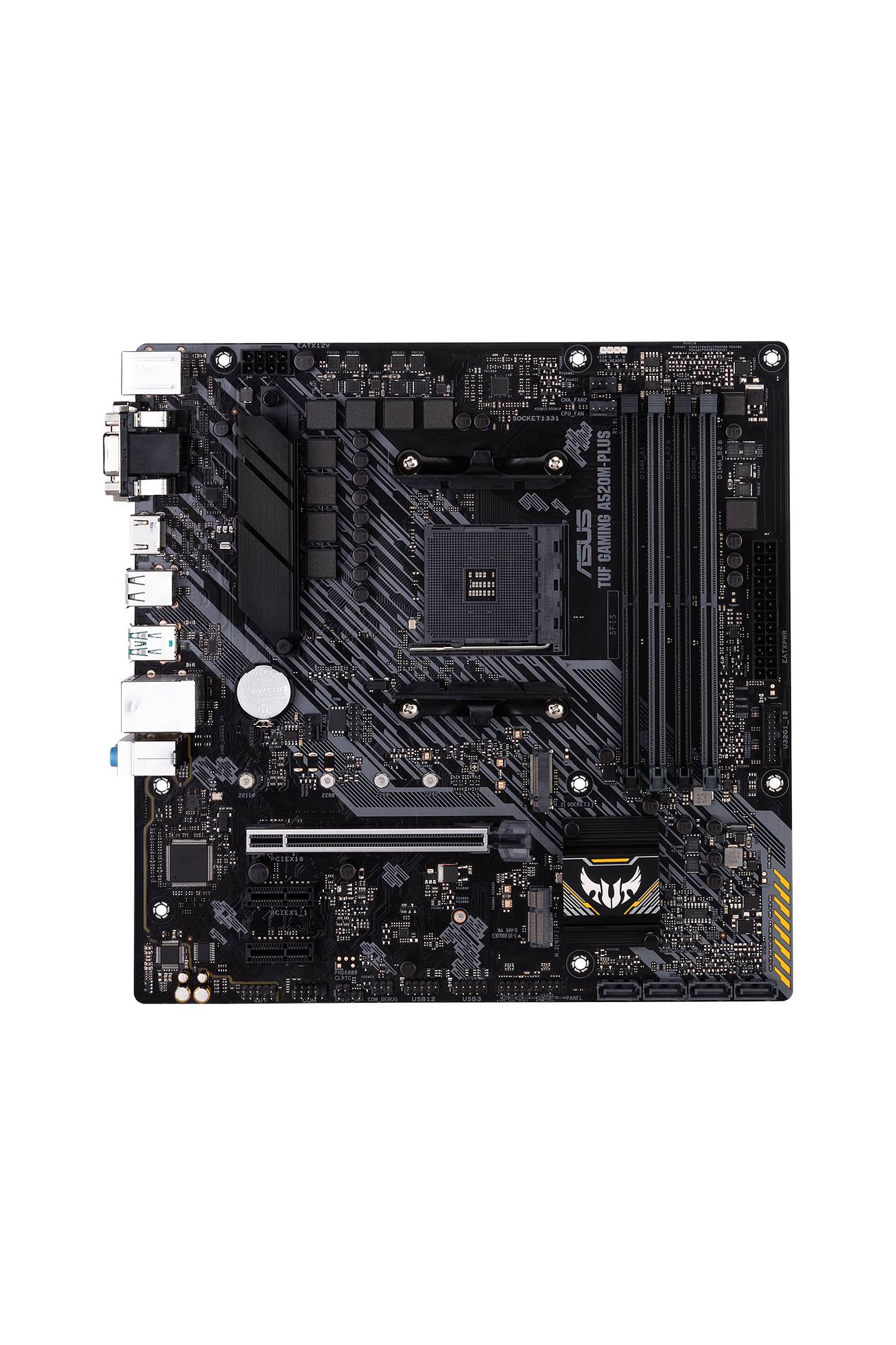 Rca Informatique - Image du produit : TUF GAMING A520M-PLUS MATX +2GLN+U3.2+M2 SATA6+4XDDR4