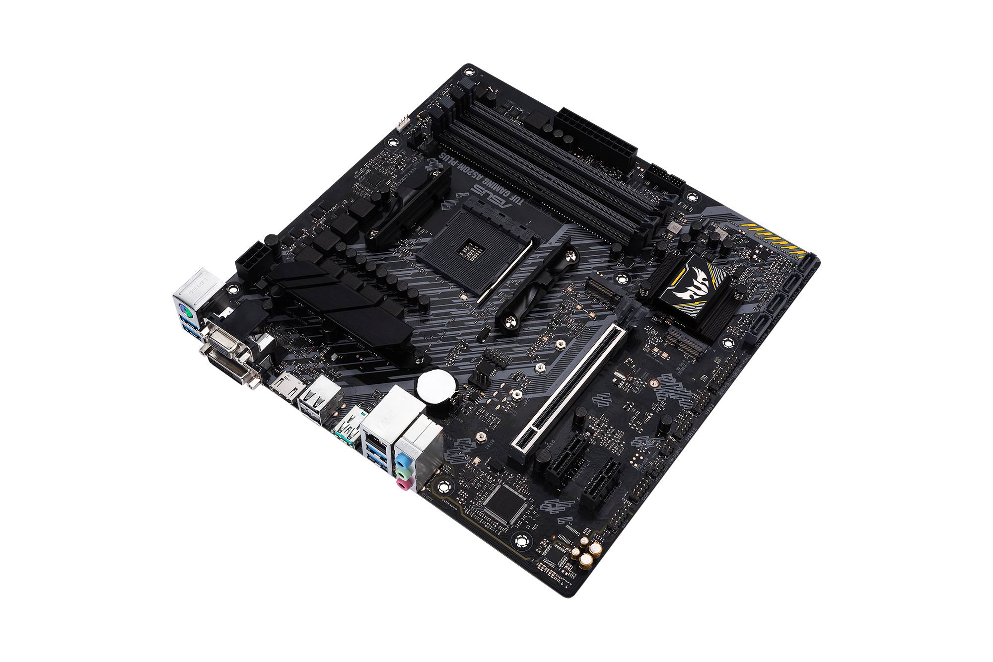 Rca Informatique - image du produit : TUF GAMING A520M-PLUS MATX +2GLN+U3.2+M2 SATA6+4XDDR4